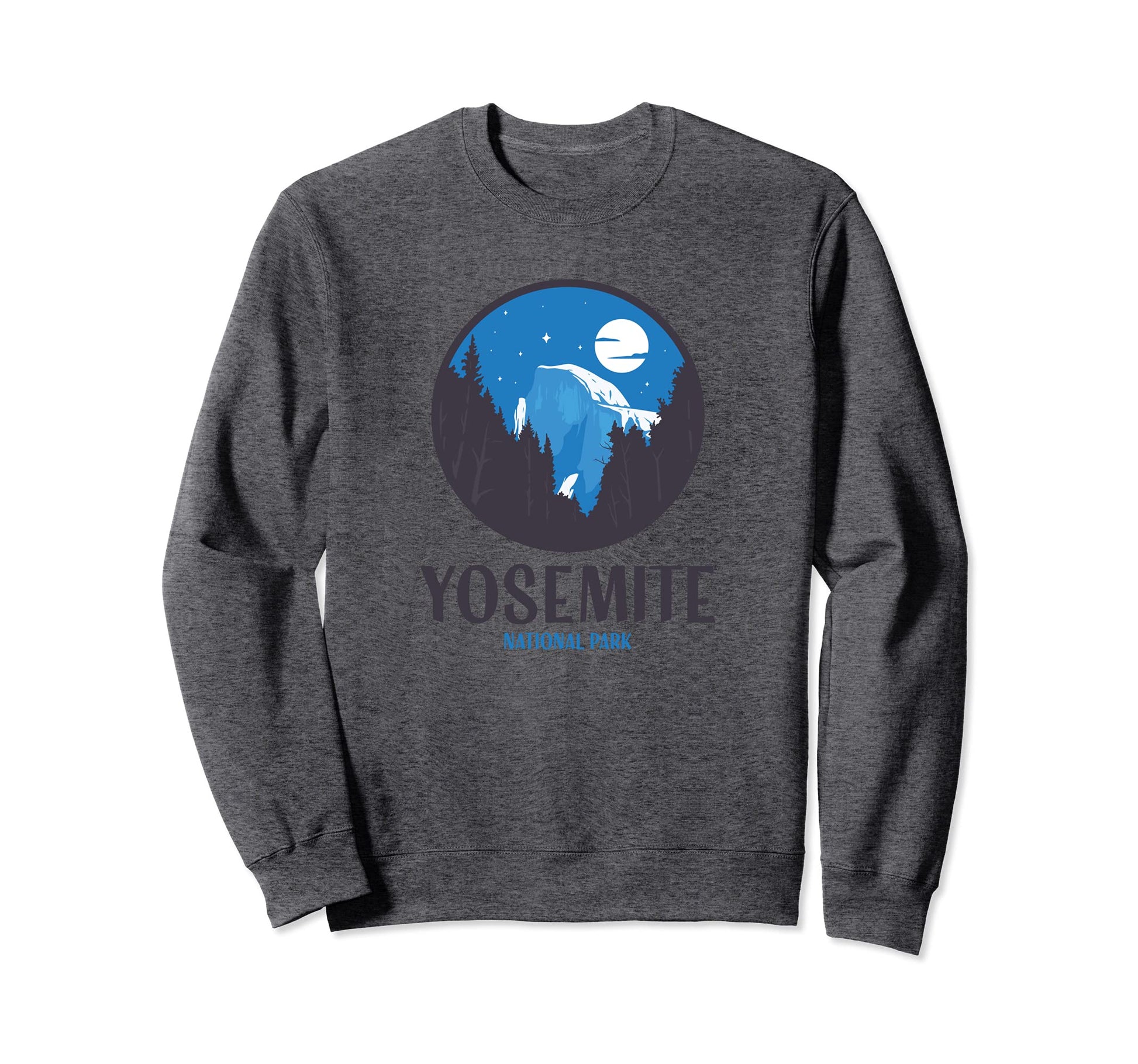 Half Dome Yosemite National Sweatshirt - Fun Novelty Design for Adults - T-Shirt, Sweatshirt, Hoodie