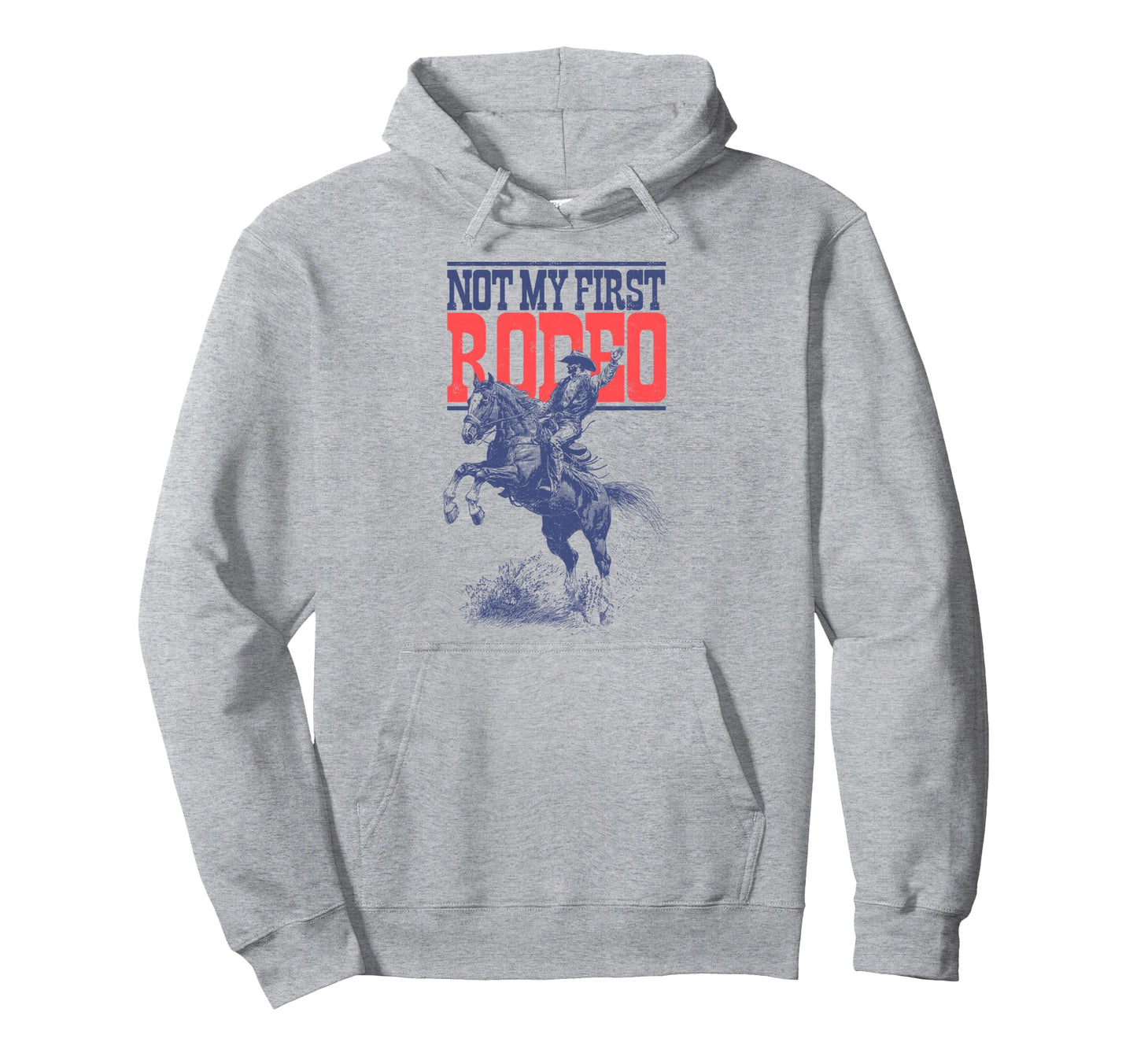 Not My First Rodeo Western Texas Hoodie - Aesthetic Graphic Unisex - T-Shirt, Sweatshirt, Hoodie