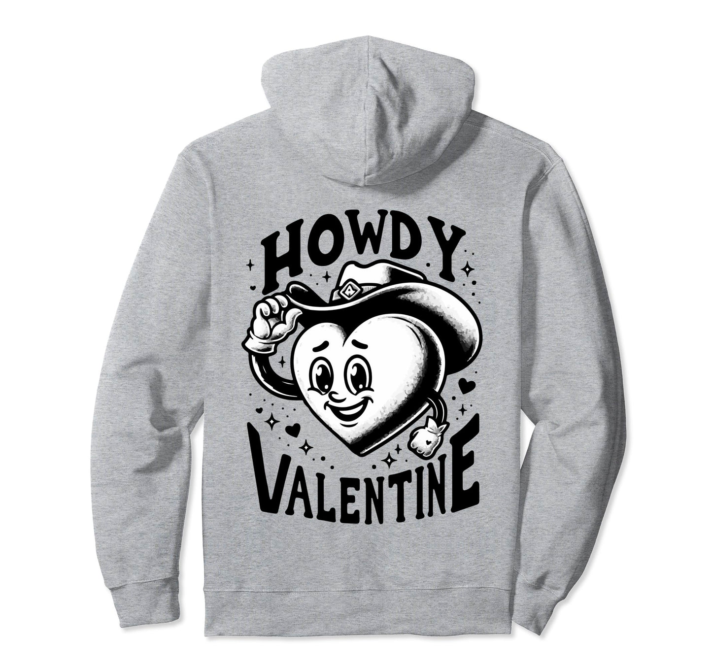 Howdy Valentine Cowgirl Western Hoodie - Streetwear Style for Adults - T-Shirt, Sweatshirt, Hoodie