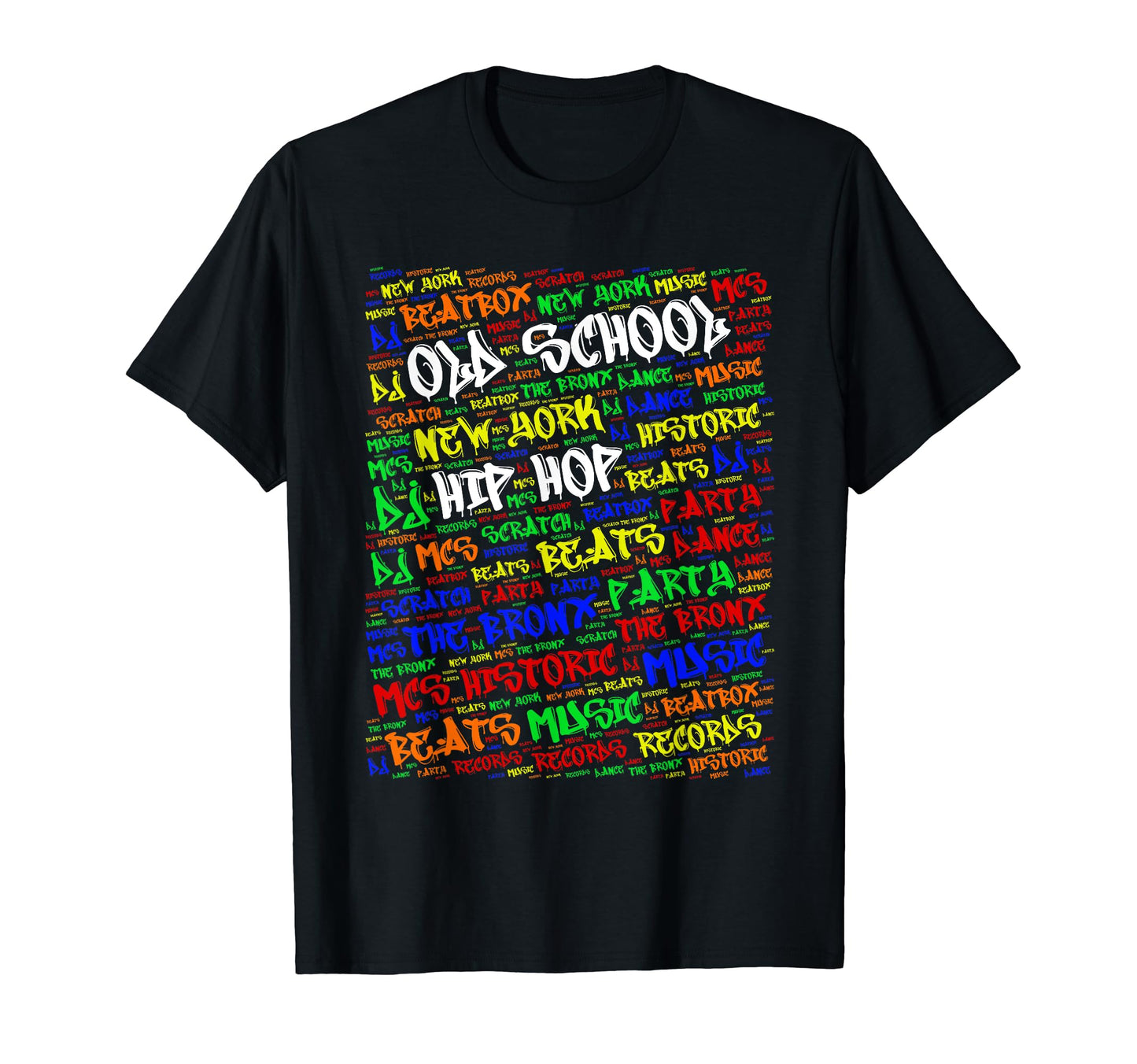 Old School Hip Hop Graffiti Bronx T-Shirt - Minimalist Print Men Women - T-Shirt, Sweatshirt, Hoodie