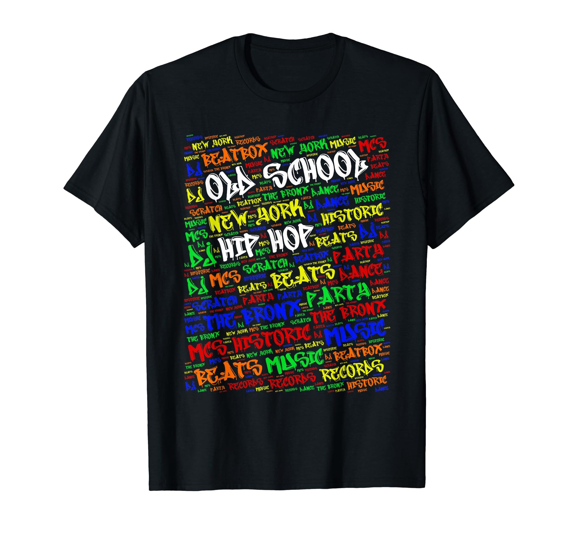 Old School Hip Hop Graffiti Bronx T-Shirt - Minimalist Print Men Women - T-Shirt, Sweatshirt, Hoodie