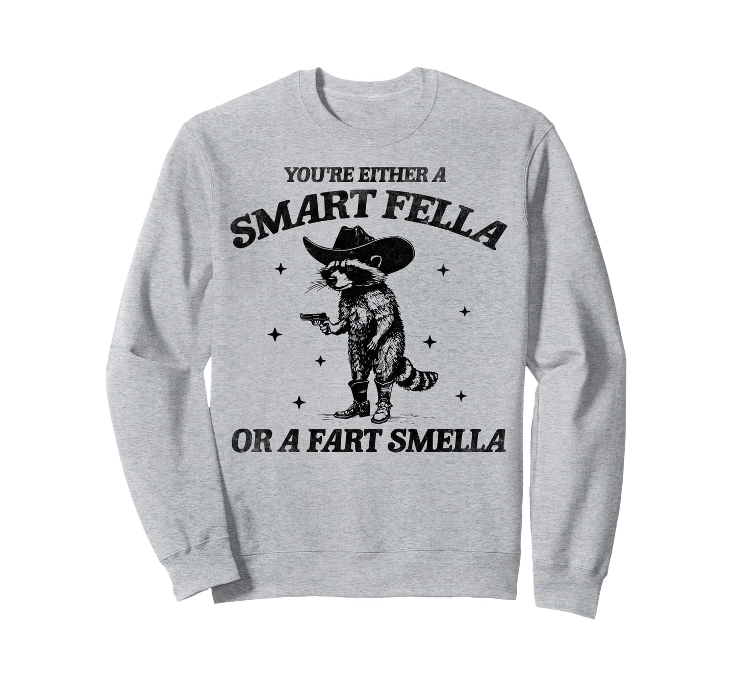 Are You Smart Fella Or Fart Smella Sweatshirt - Fun Novelty Design Unisex - T-Shirt, Sweatshirt, Hoodie