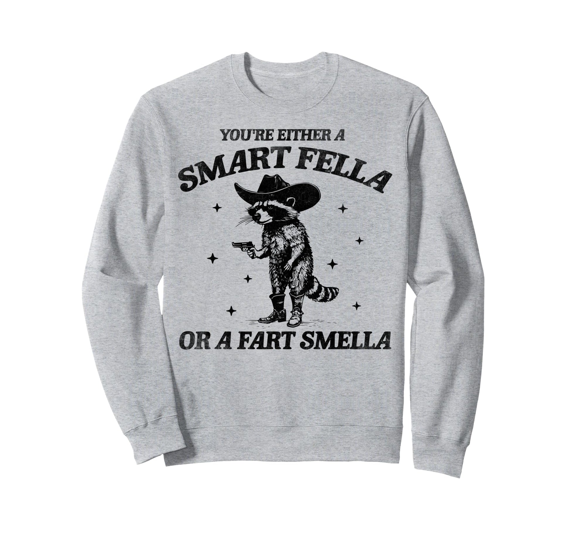 Are You Smart Fella Or Fart Smella Sweatshirt - Fun Novelty Design Unisex - T-Shirt, Sweatshirt, Hoodie