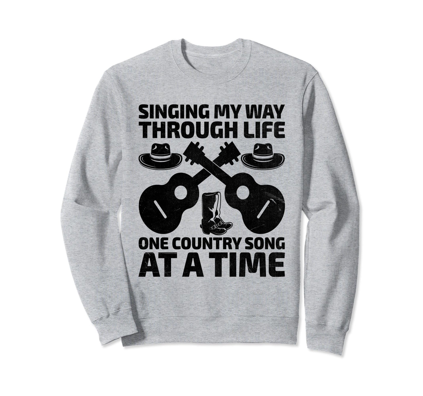 County Music Music Lover Western Sweatshirt - Unique Graphic Unisex - T-Shirt, Sweatshirt, Hoodie