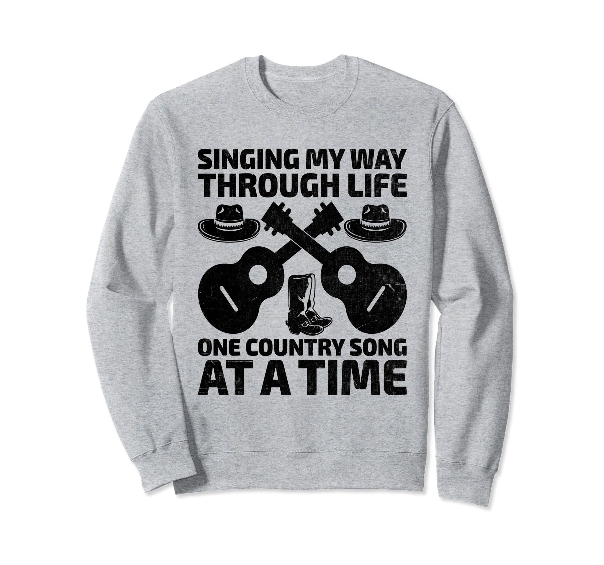 County Music Music Lover Western Sweatshirt - Unique Graphic Unisex - T-Shirt, Sweatshirt, Hoodie