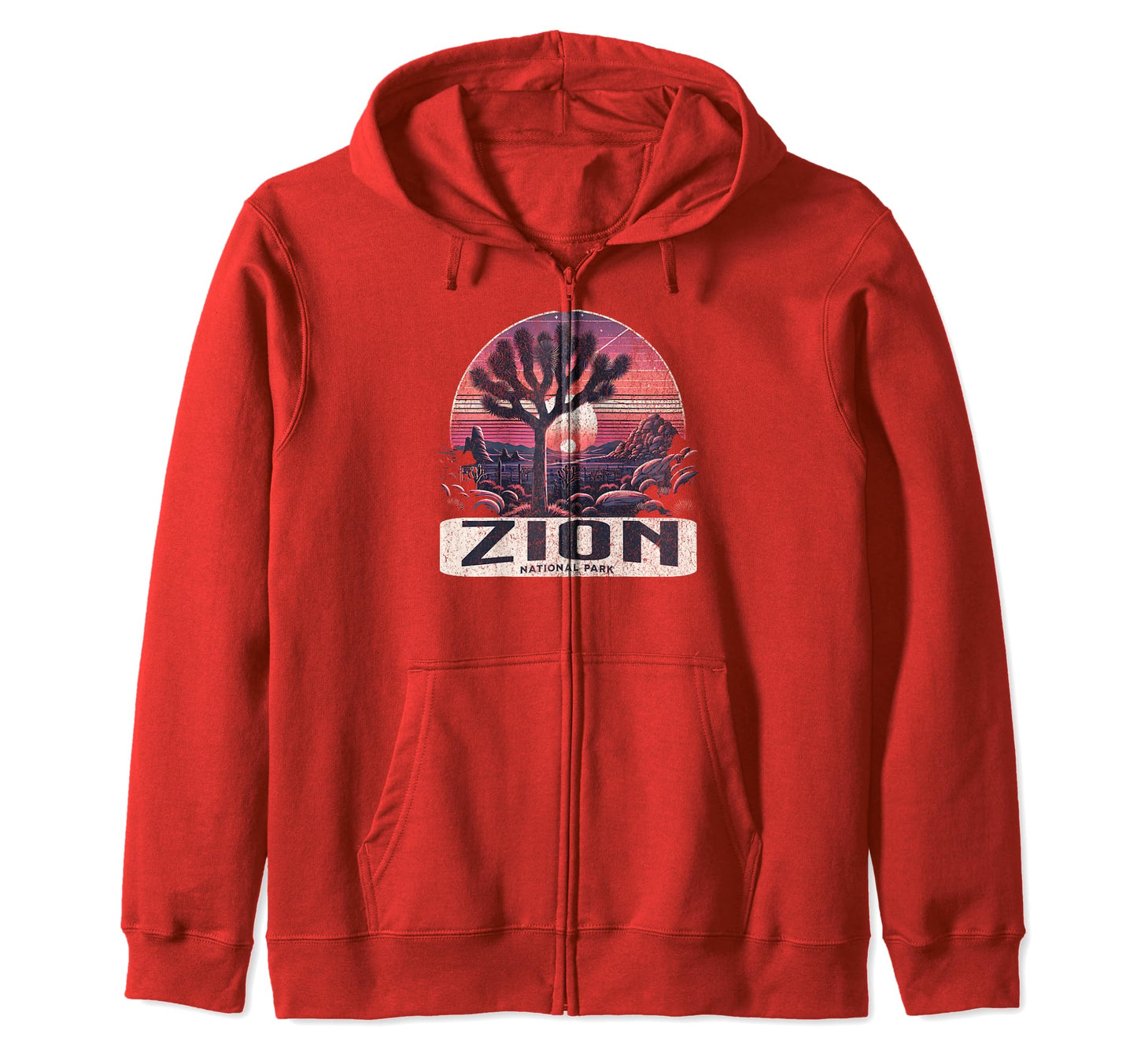 Zion National Park Utah Usa Outdoor Sweatshirt - Minimalist Print Unisex - T-Shirt, Sweatshirt, Hoodie
