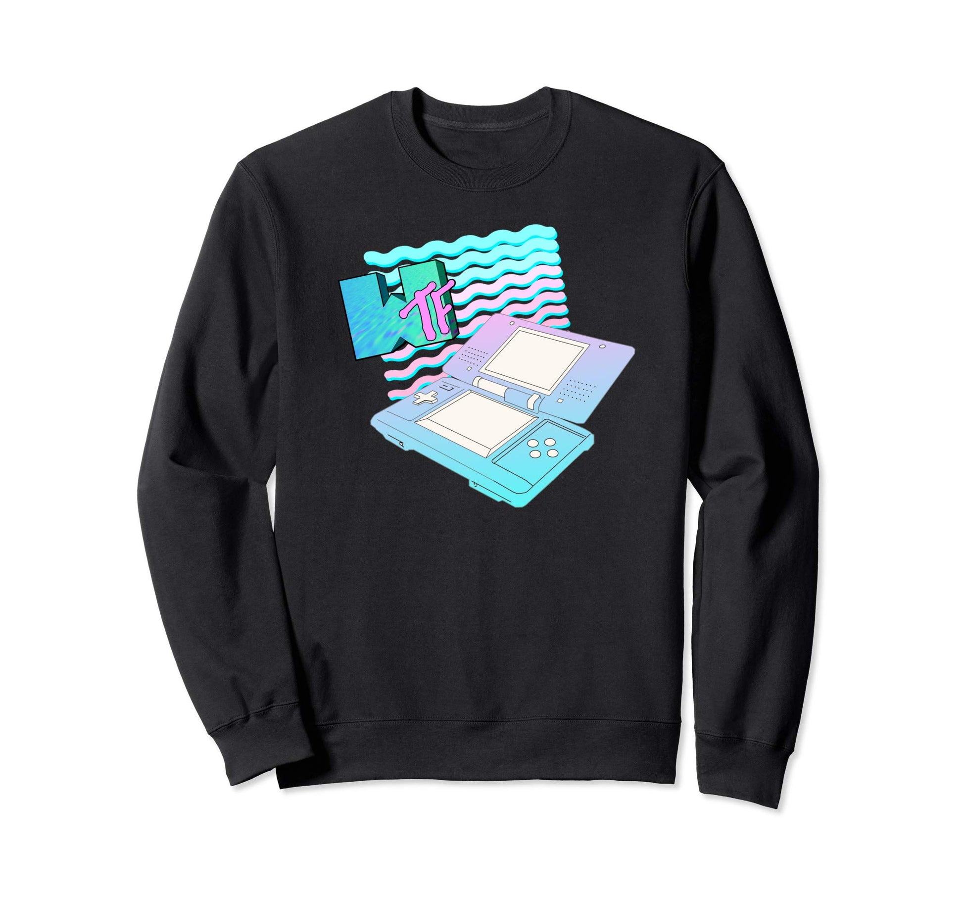 90S Aesthetic Wtf Vaporwave Pastel Sweatshirt - Novelty Apparel Men Women - T-Shirt, Sweatshirt, Hoodie