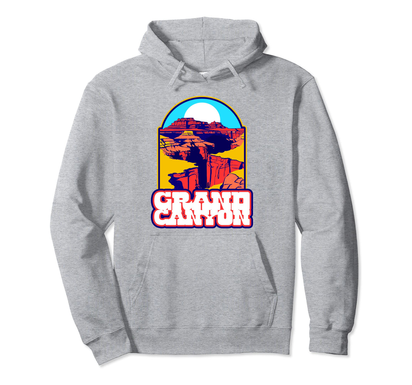 Grand Canyon National Park Eighties Hoodie - Trendy Graphic Men Women - T-Shirt, Sweatshirt, Hoodie