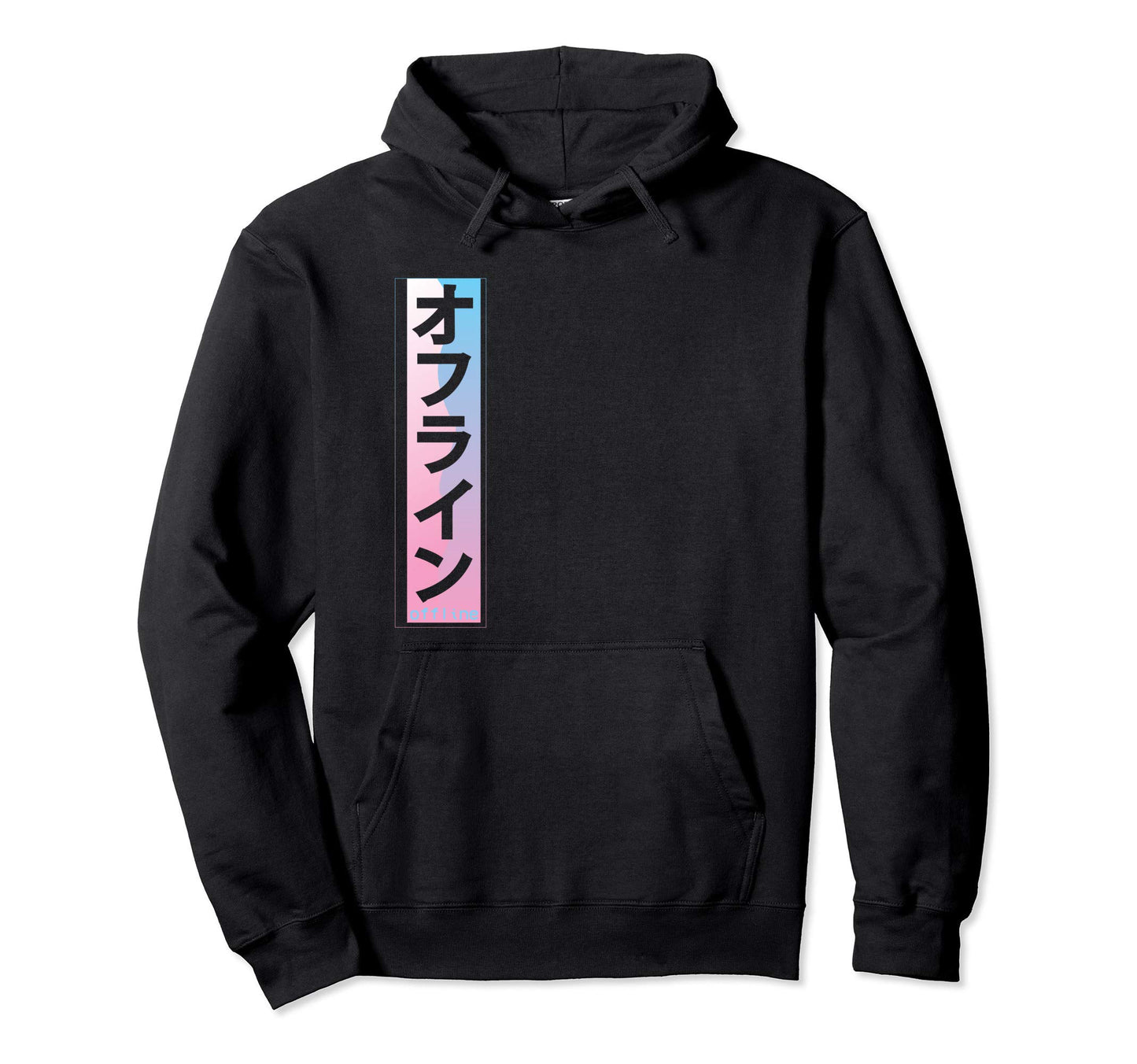 Vaporwave Aesthetic Japanese Katakana Hoodie - Unique Graphic for Adults - T-Shirt, Sweatshirt, Hoodie
