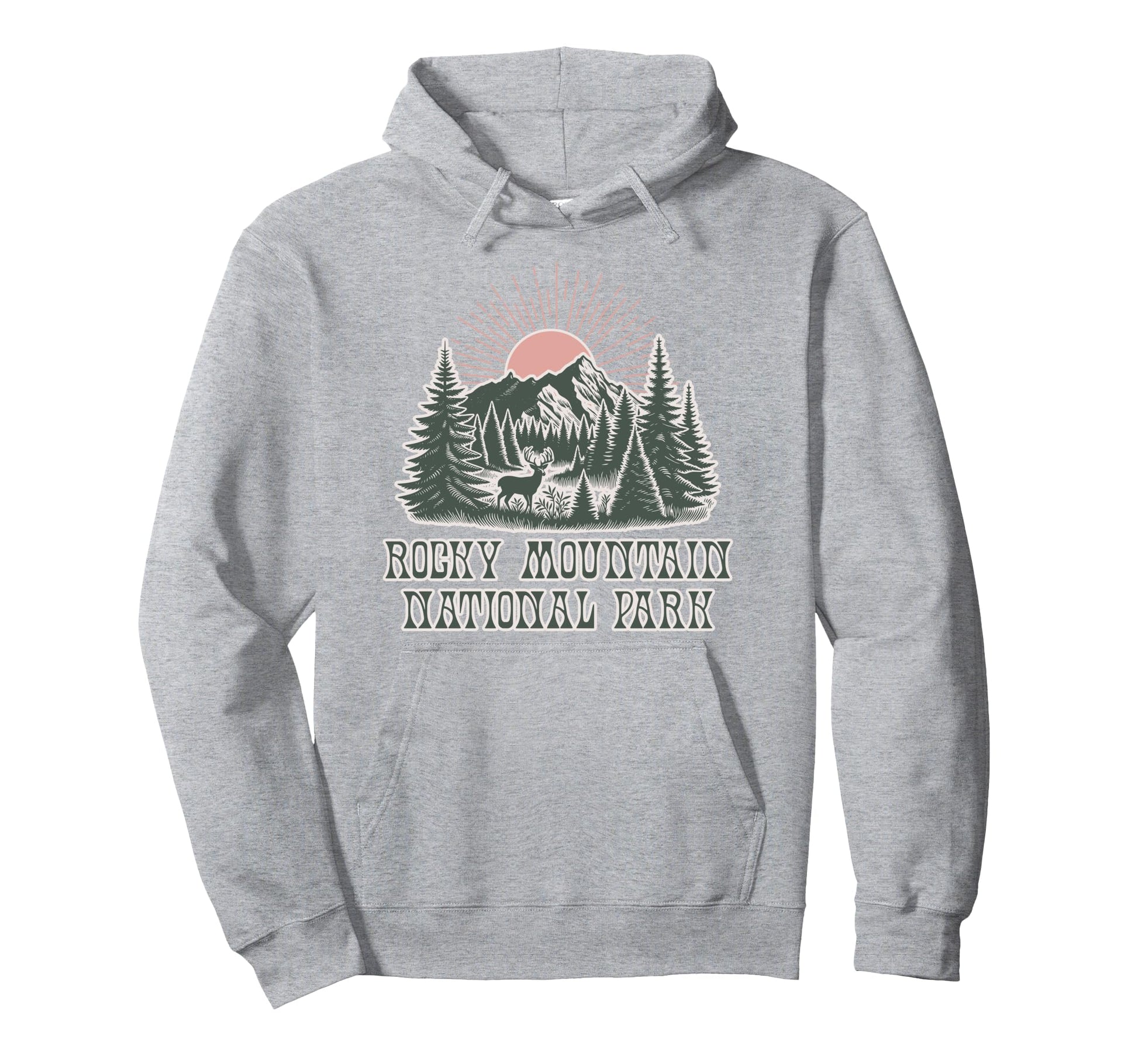 Rocky Mountain National Park Colorado Hoodie - Aesthetic Graphic Men Women - T-Shirt, Sweatshirt, Hoodie