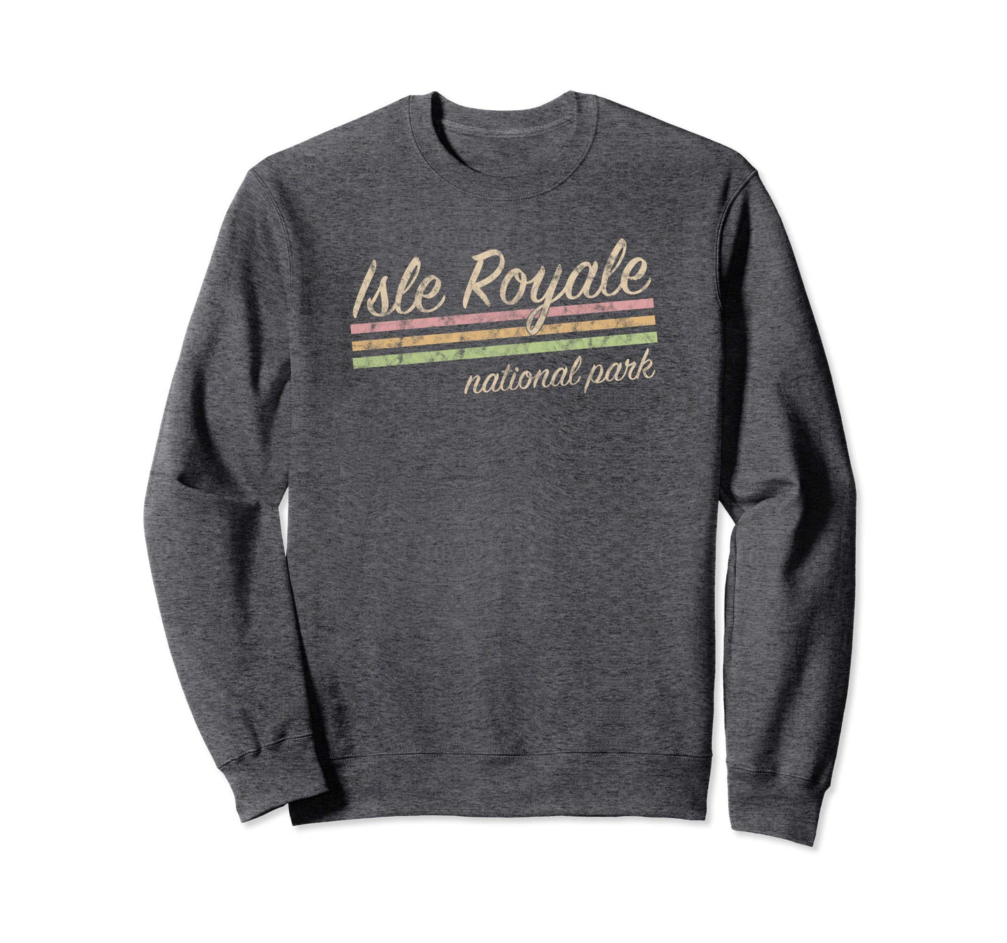 Isle Royale National Park Sweatshirt - Minimalist Print Unisex - T-Shirt, Sweatshirt, Hoodie