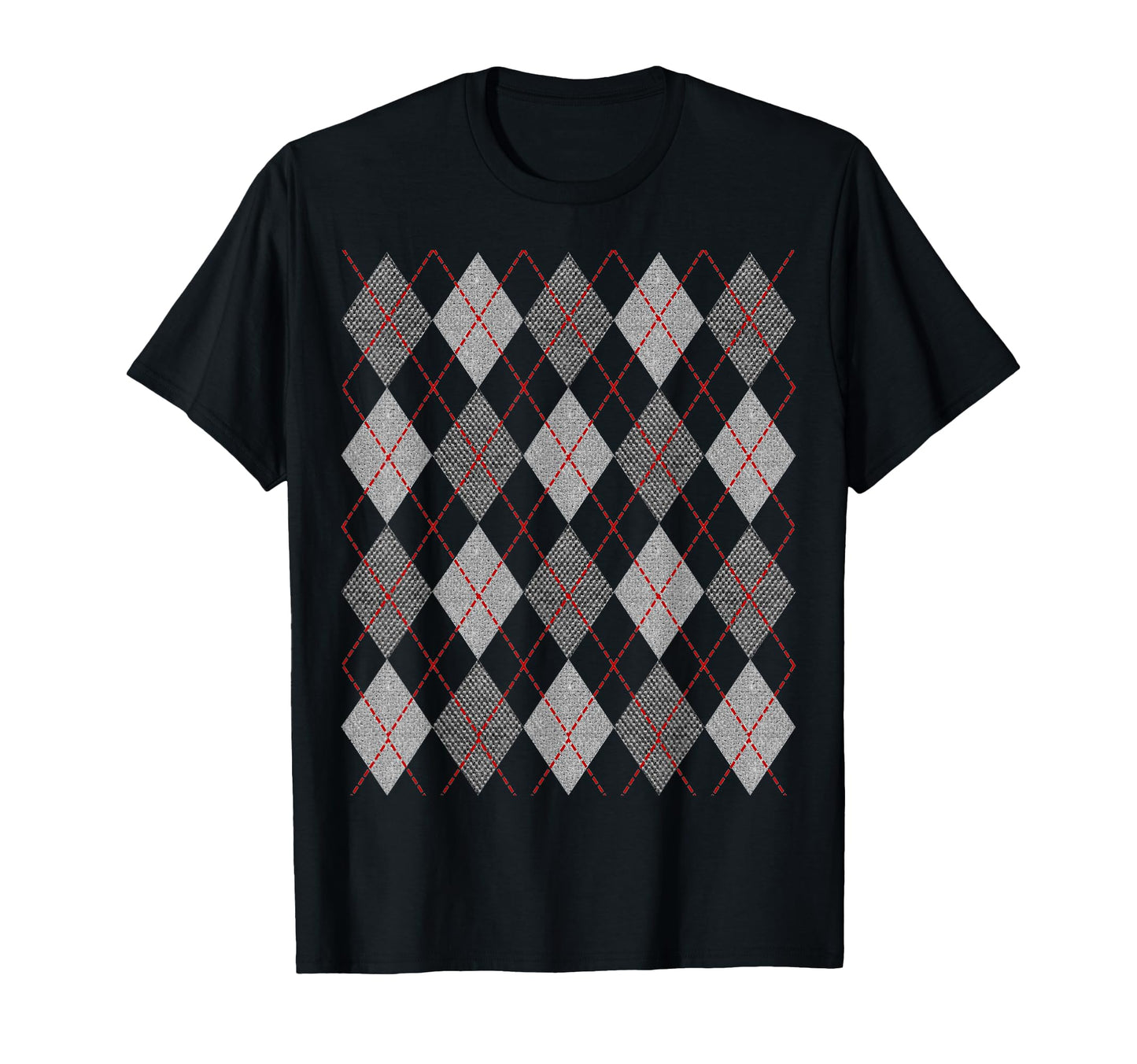 Argyle Rockabilly 1950S T-Shirt - Minimalist Print Unisex - T-Shirt, Sweatshirt, Hoodie