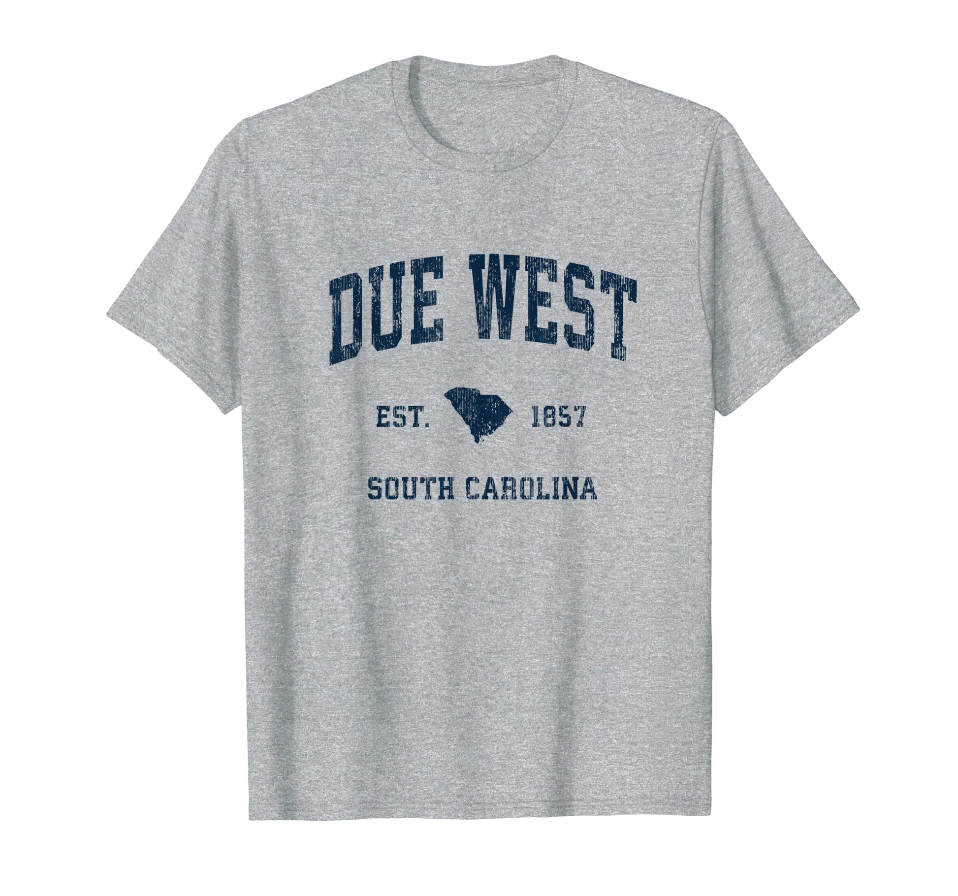 Due West South Carolina Sc Athletic T-Shirt - Graphic Print for Adults - T-Shirt, Sweatshirt, Hoodie