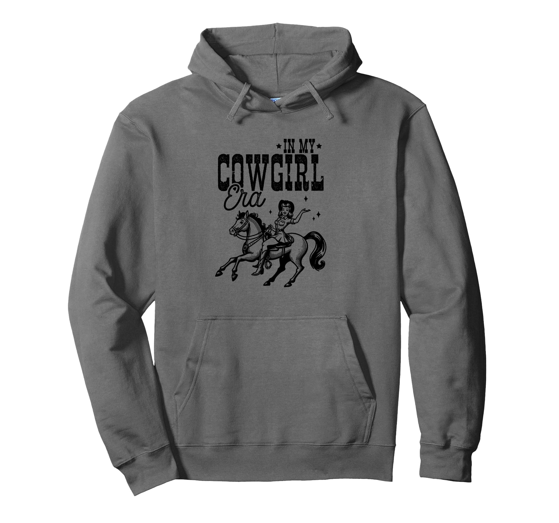 Western Rodeo Cowgirl Hoodie - Casual Everyday Wear for Adults - T-Shirt, Sweatshirt, Hoodie