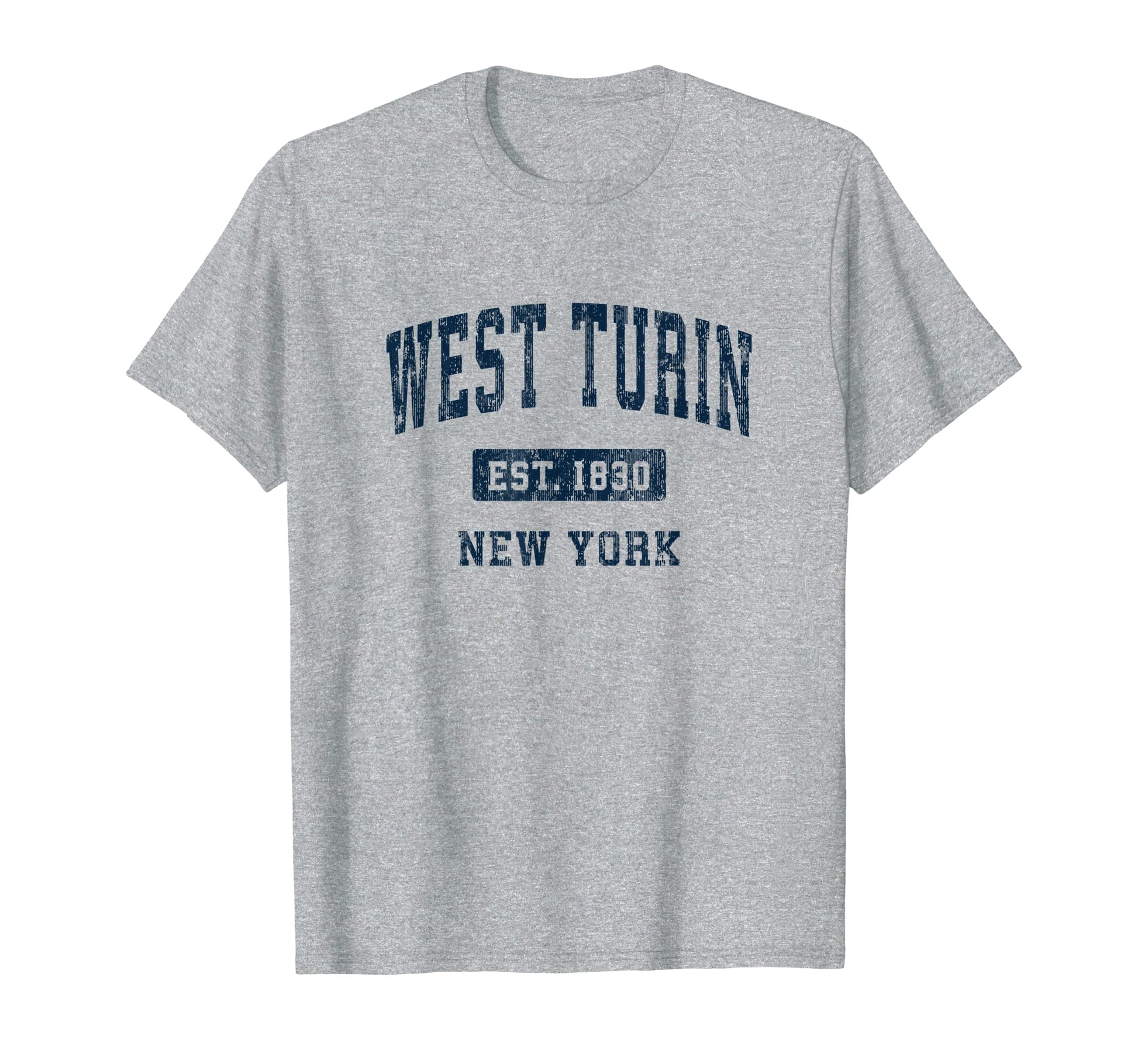 West Turin New York Ny Athletic T-Shirt - Casual Everyday Wear Unisex - T-Shirt, Sweatshirt, Hoodie