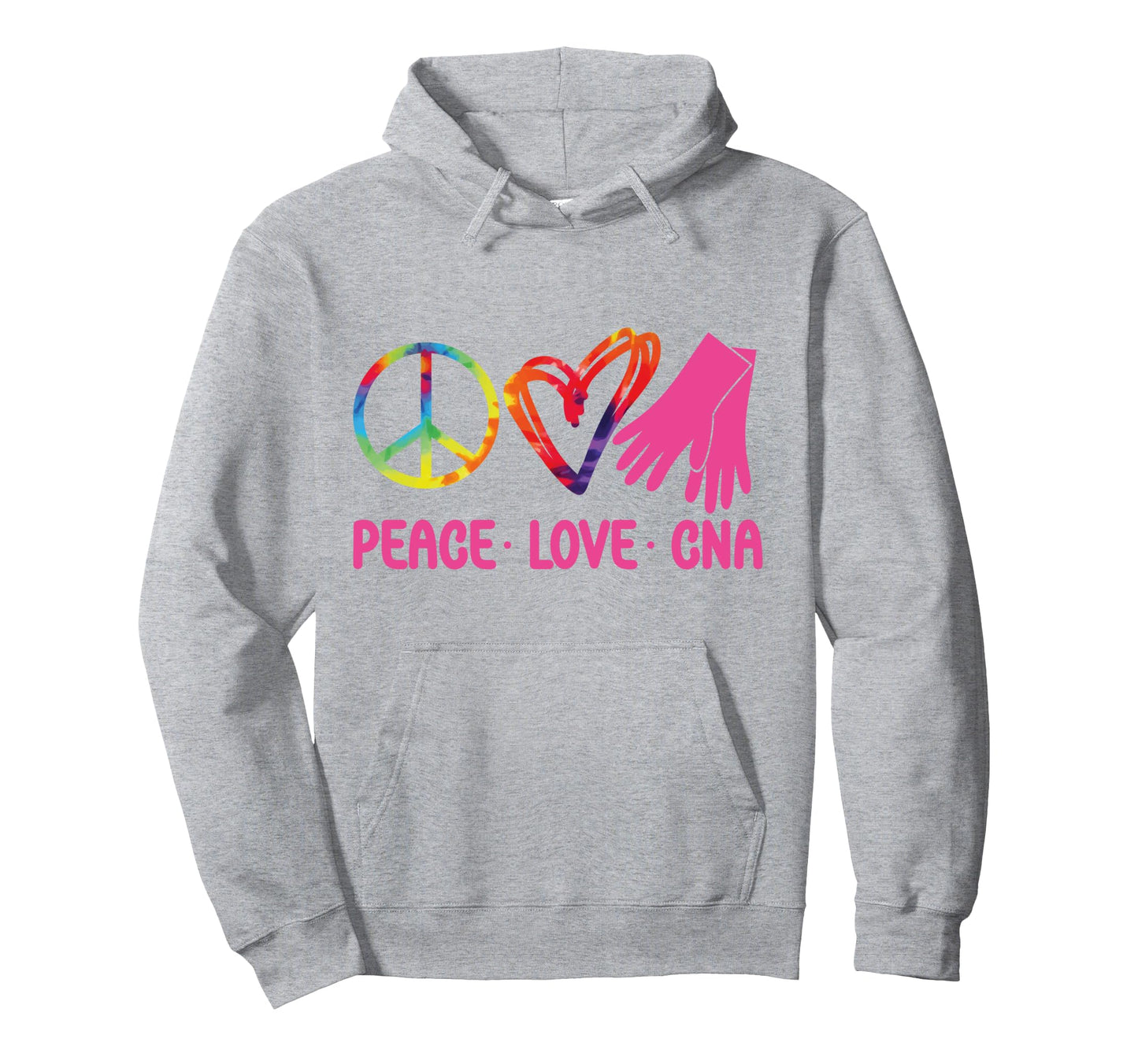 Cna Nurse Certified Nursing Assistant Tie Hoodie - Graphic Print Unisex - T-Shirt, Sweatshirt, Hoodie