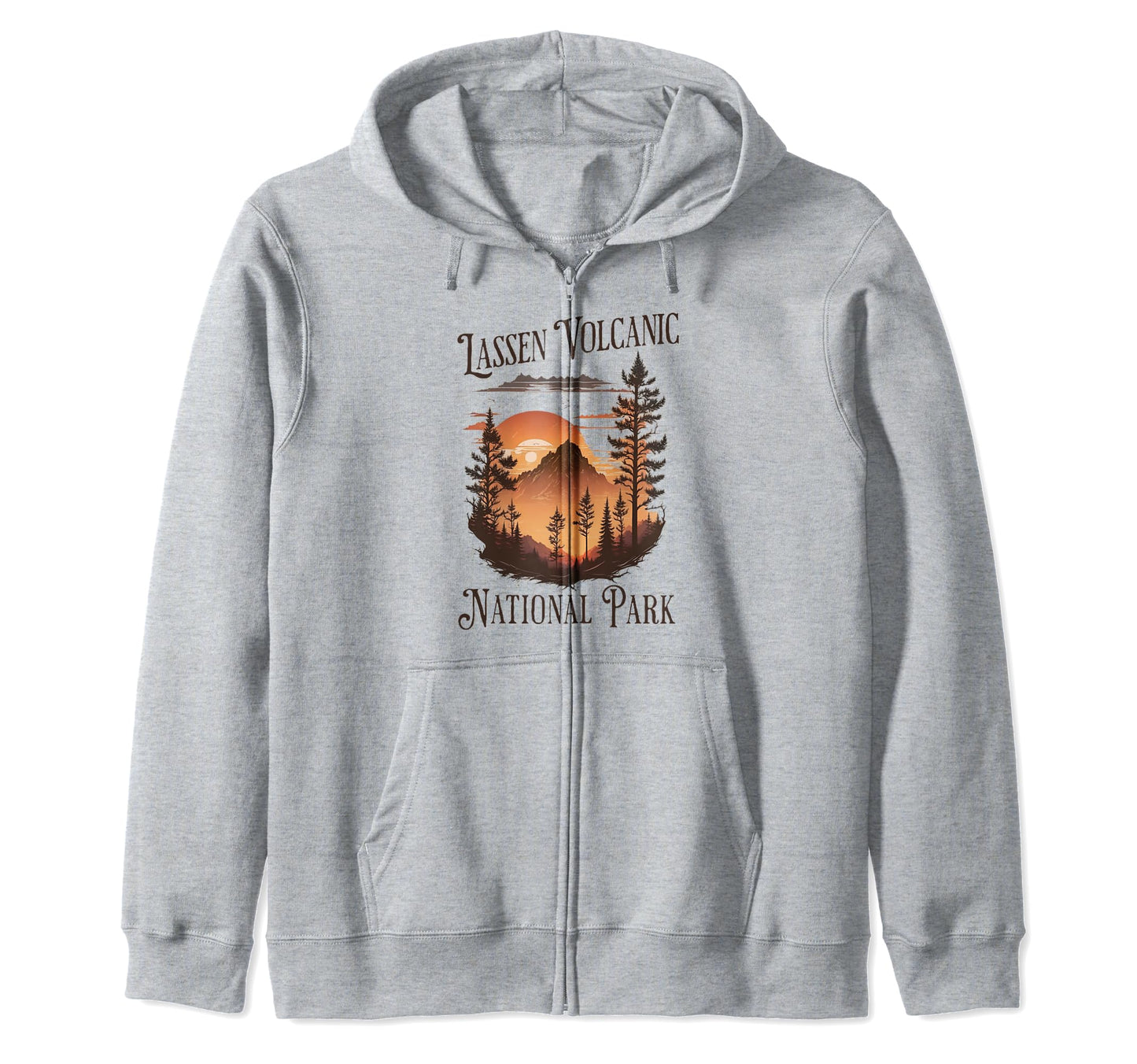 Lassen Volcanic National Park T-Shirt - Fun Novelty Design for Adults - T-Shirt, Sweatshirt, Hoodie