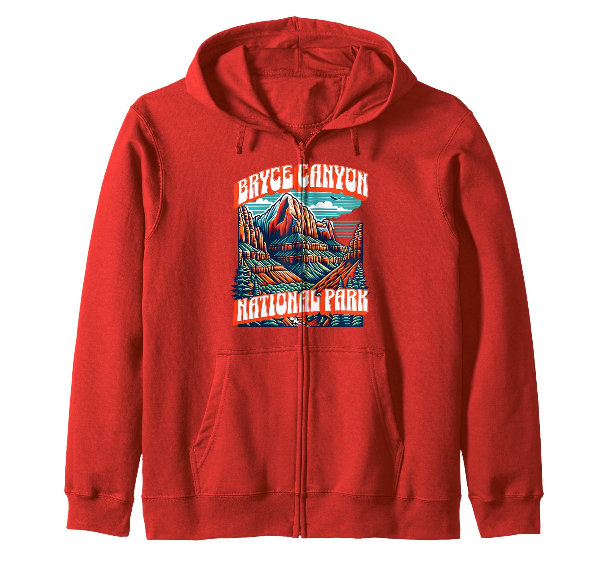 Bryce Canyon National Park Utah Usa Hoodie - Aesthetic Graphic for Adults - T-Shirt, Sweatshirt, Hoodie