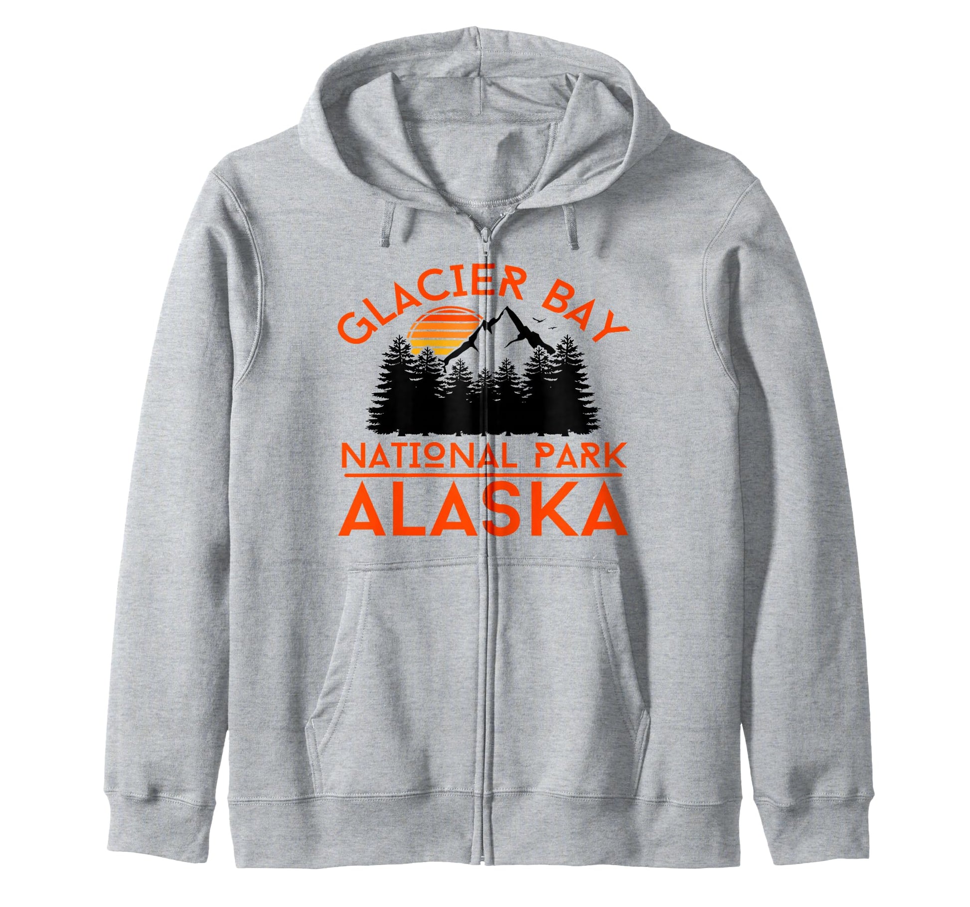 Glacier Bay National Park Alaska Sweatshirt - Custom Art Print Men Women - T-Shirt, Sweatshirt, Hoodie