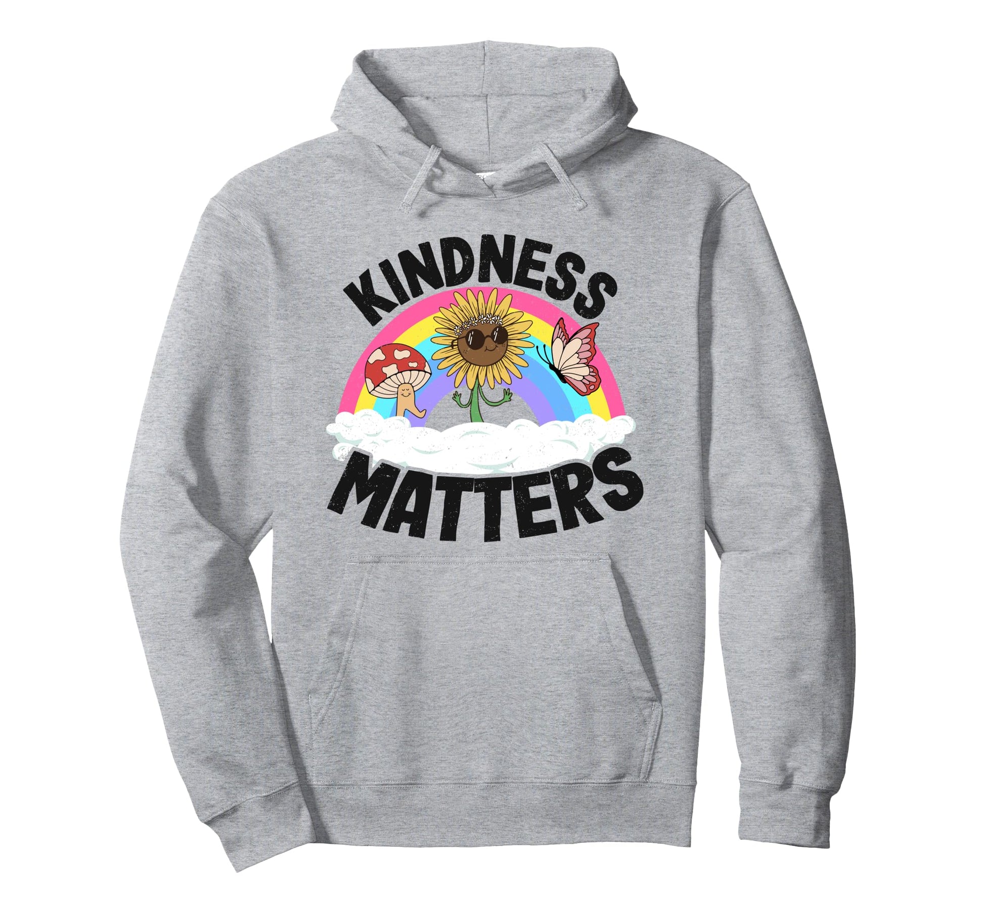 Positive Sped Teacher Anti Bullying Rainbow Hoodie - Graphic Print Unisex - T-Shirt, Sweatshirt, Hoodie