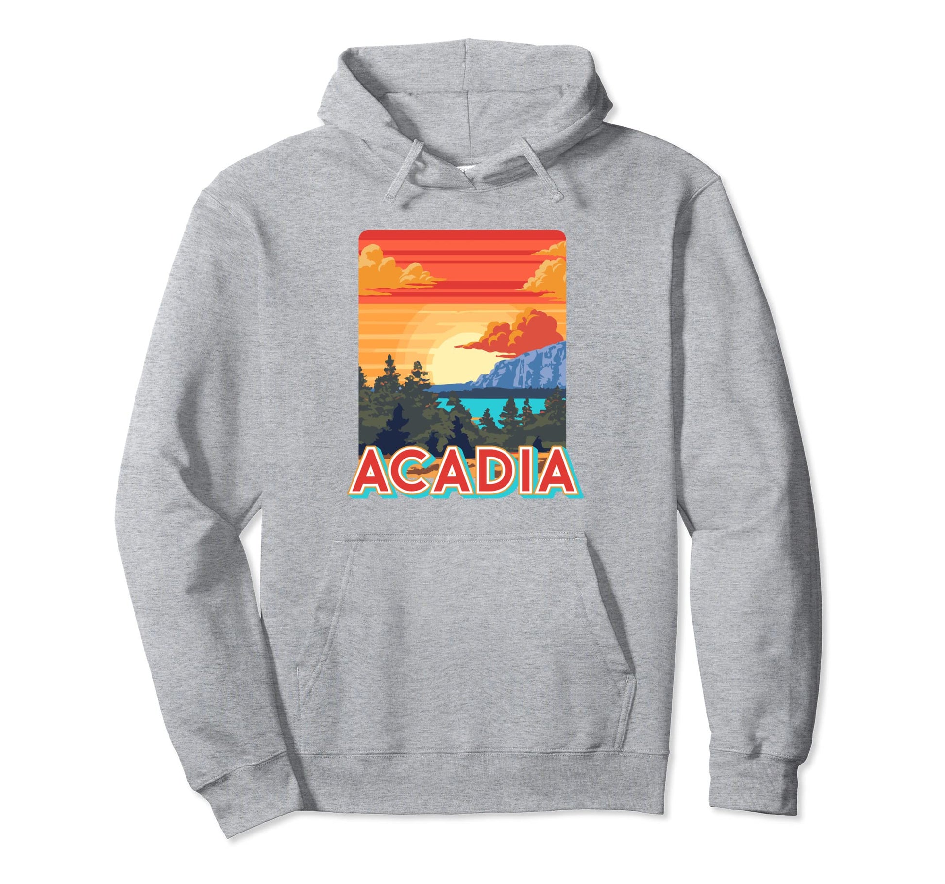 Acadia National Park Maine Park Hoodie - Casual Everyday Wear for Adults - T-Shirt, Sweatshirt, Hoodie