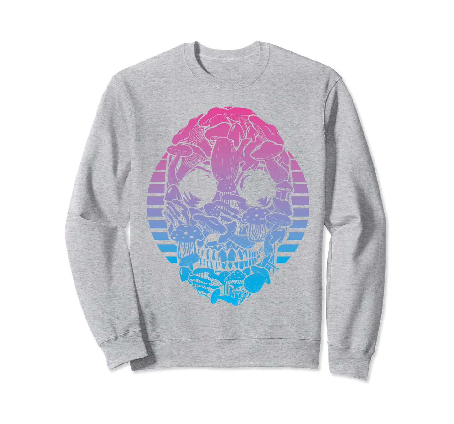 Mushrooms Vaporwave Aesthetic Sweatshirt - Aesthetic Graphic Unisex - T-Shirt, Sweatshirt, Hoodie