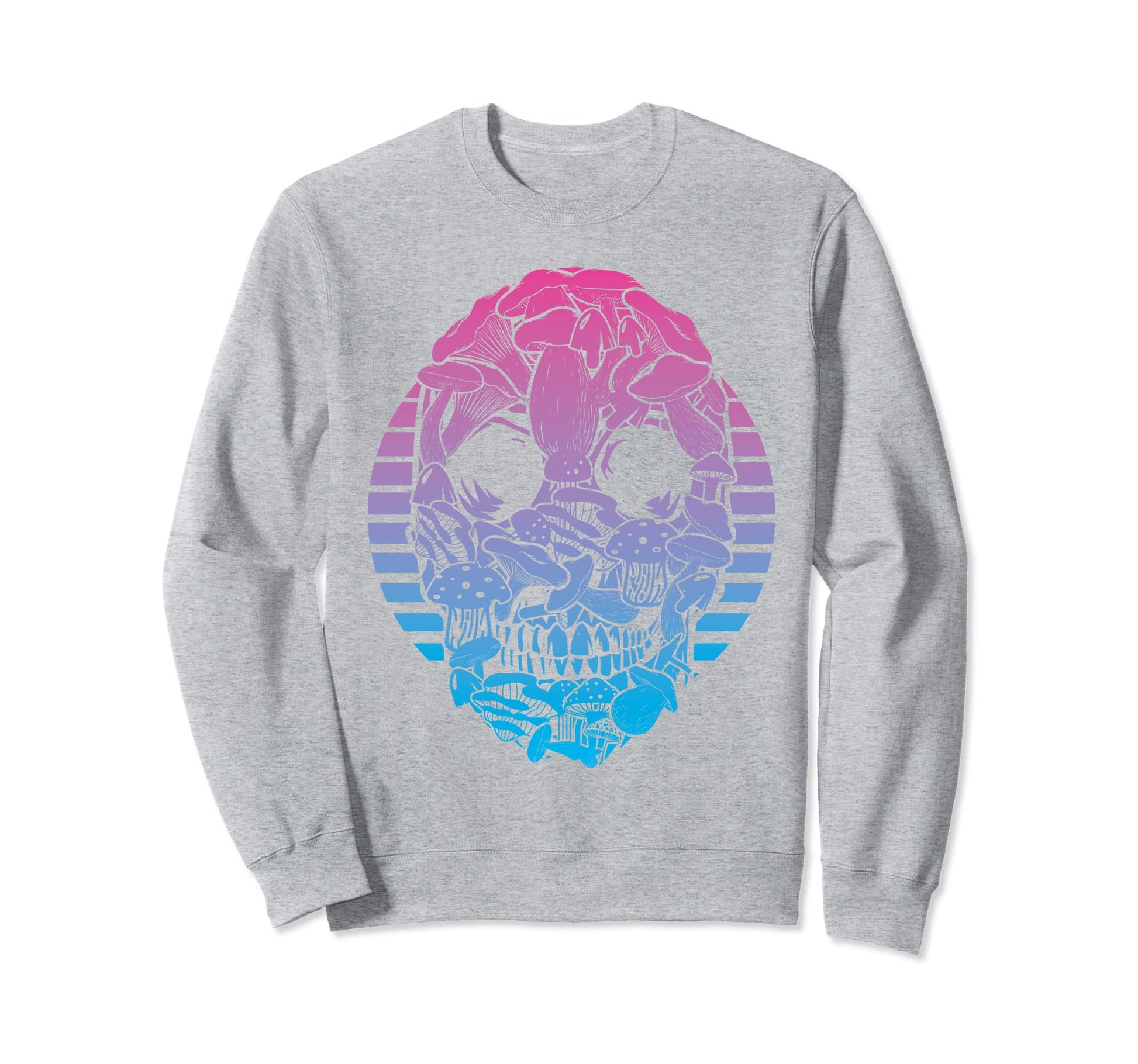 Mushrooms Vaporwave Aesthetic Sweatshirt - Aesthetic Graphic Unisex - T-Shirt, Sweatshirt, Hoodie