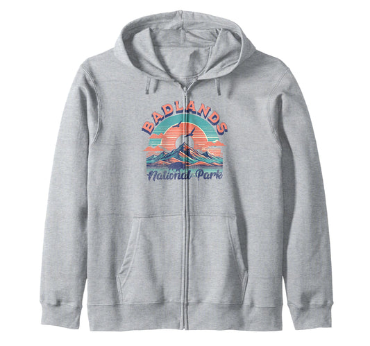 Badlands National Park South Dakota Hoodie - Novelty Apparel for Adults - T-Shirt, Sweatshirt, Hoodie