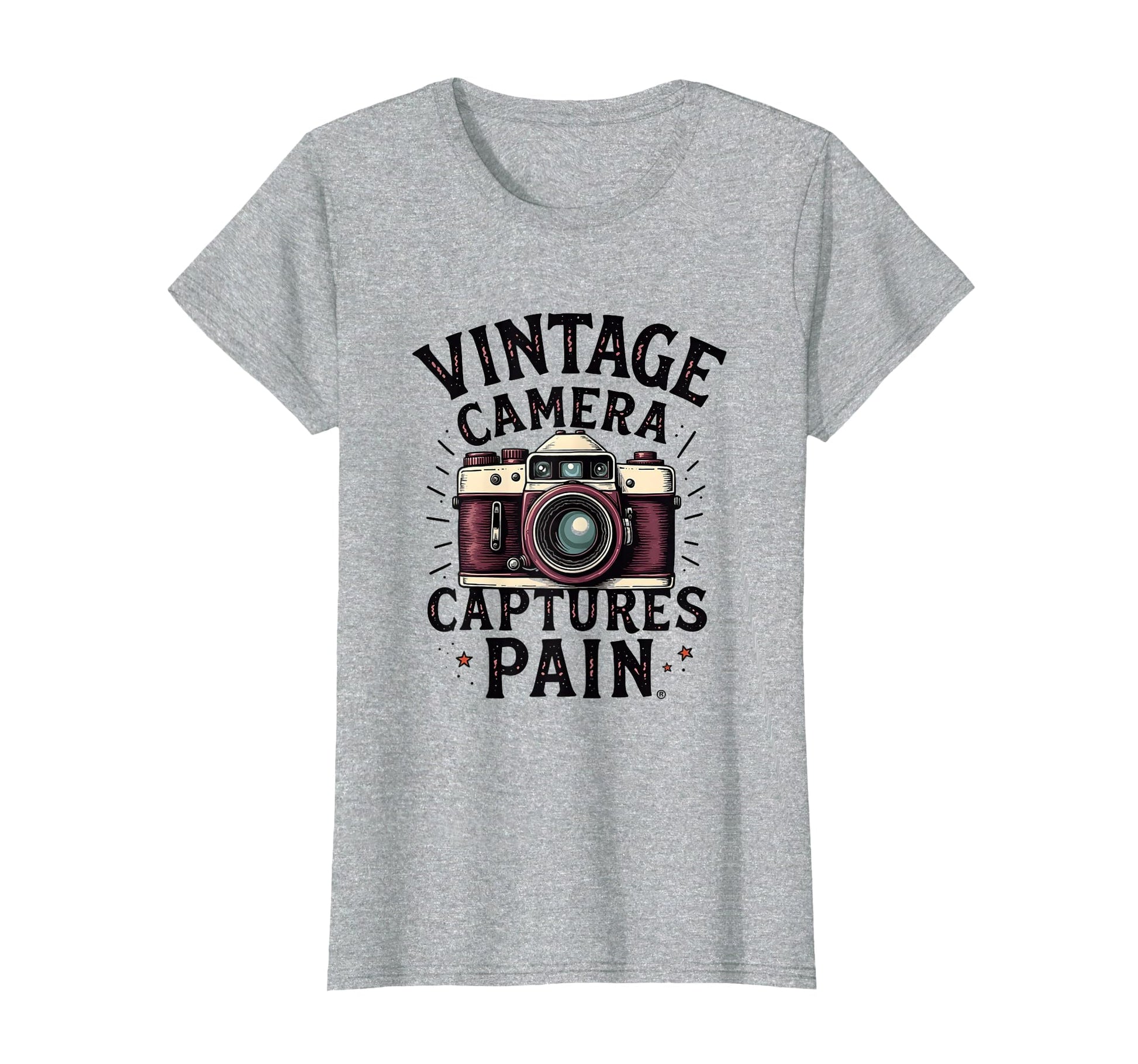 Camera Captures Pain Emo T-Shirt - Novelty Apparel Unisex - T-Shirt, Sweatshirt, Hoodie