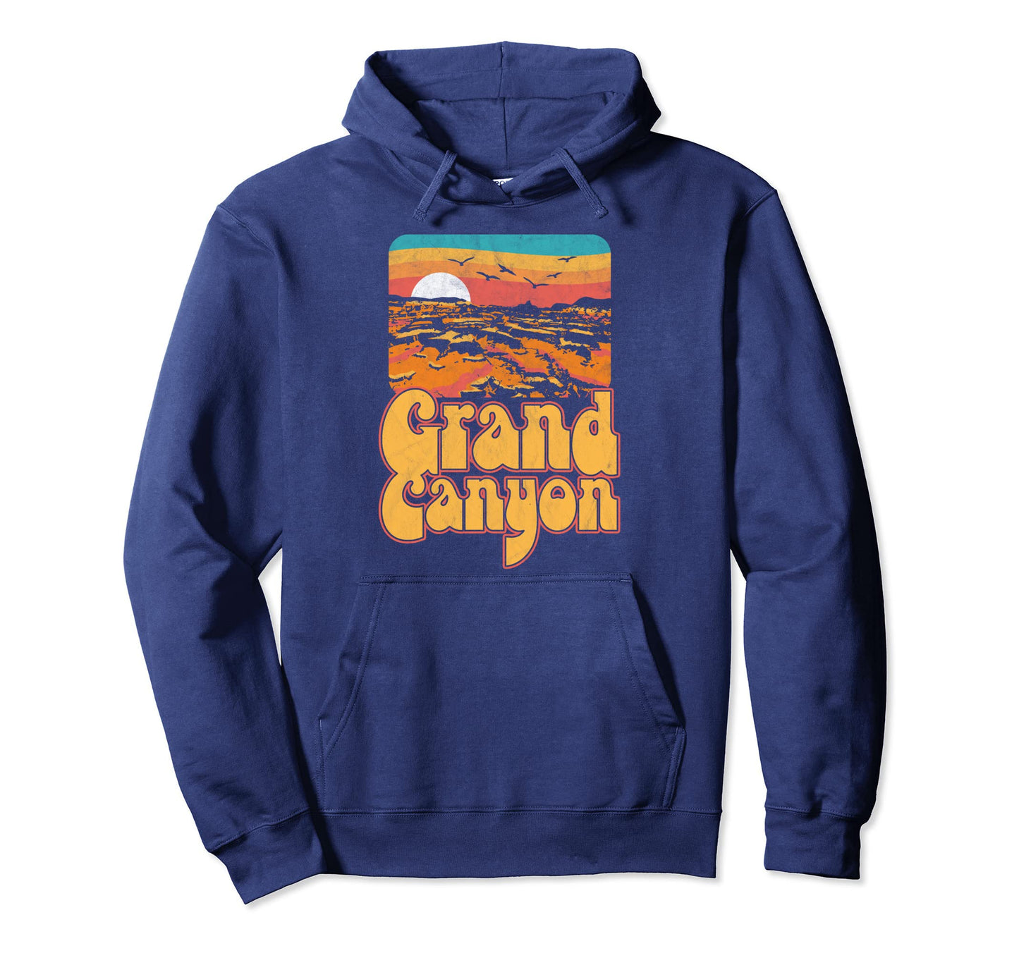 80S Grand Canyon National Park Souvenir Hoodie - Novelty Apparel for Adults - T-Shirt, Sweatshirt, Hoodie