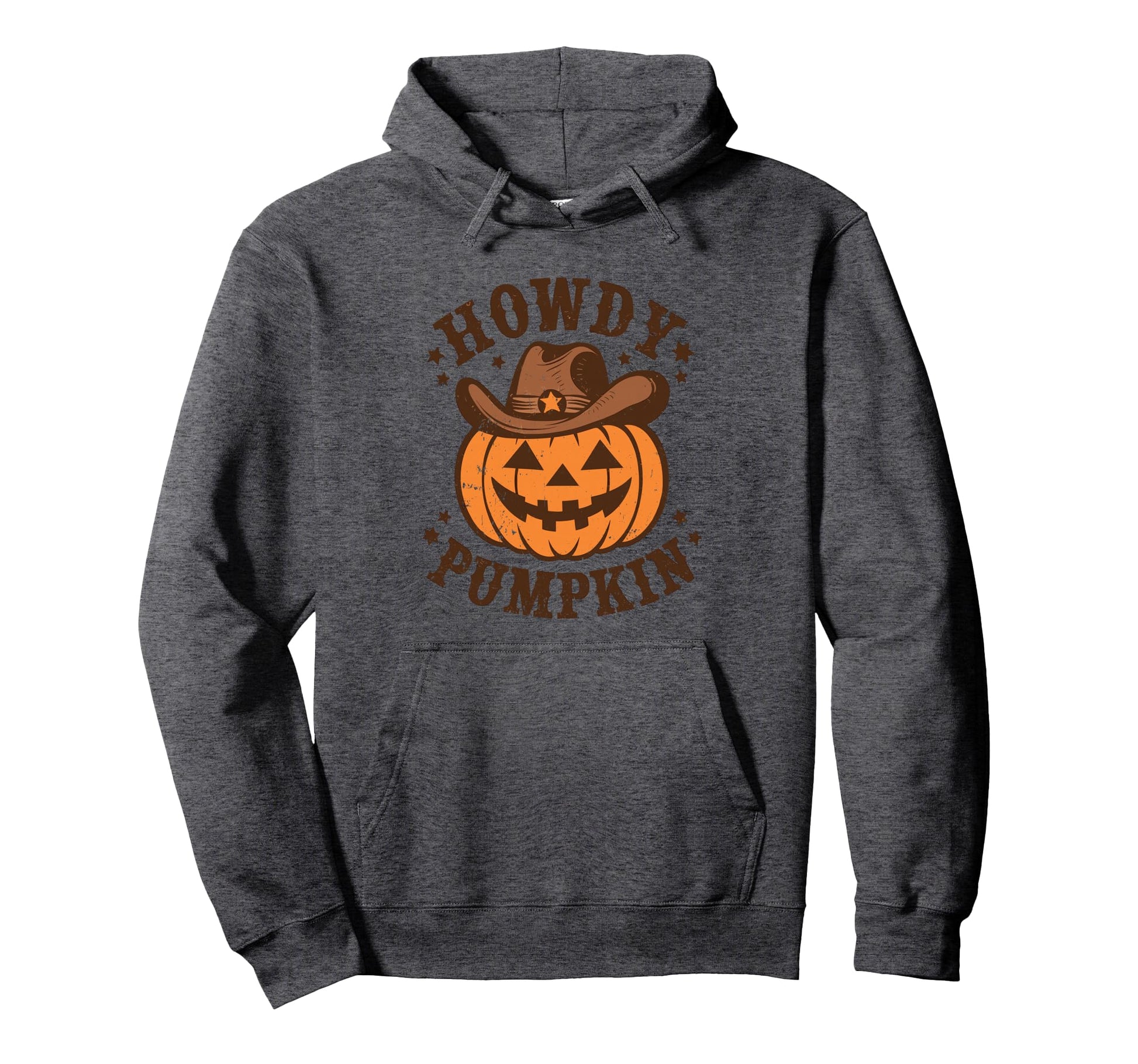 Howdy Pumpkin Autumn Western Hoodie - Casual Everyday Wear for Adults - T-Shirt, Sweatshirt, Hoodie