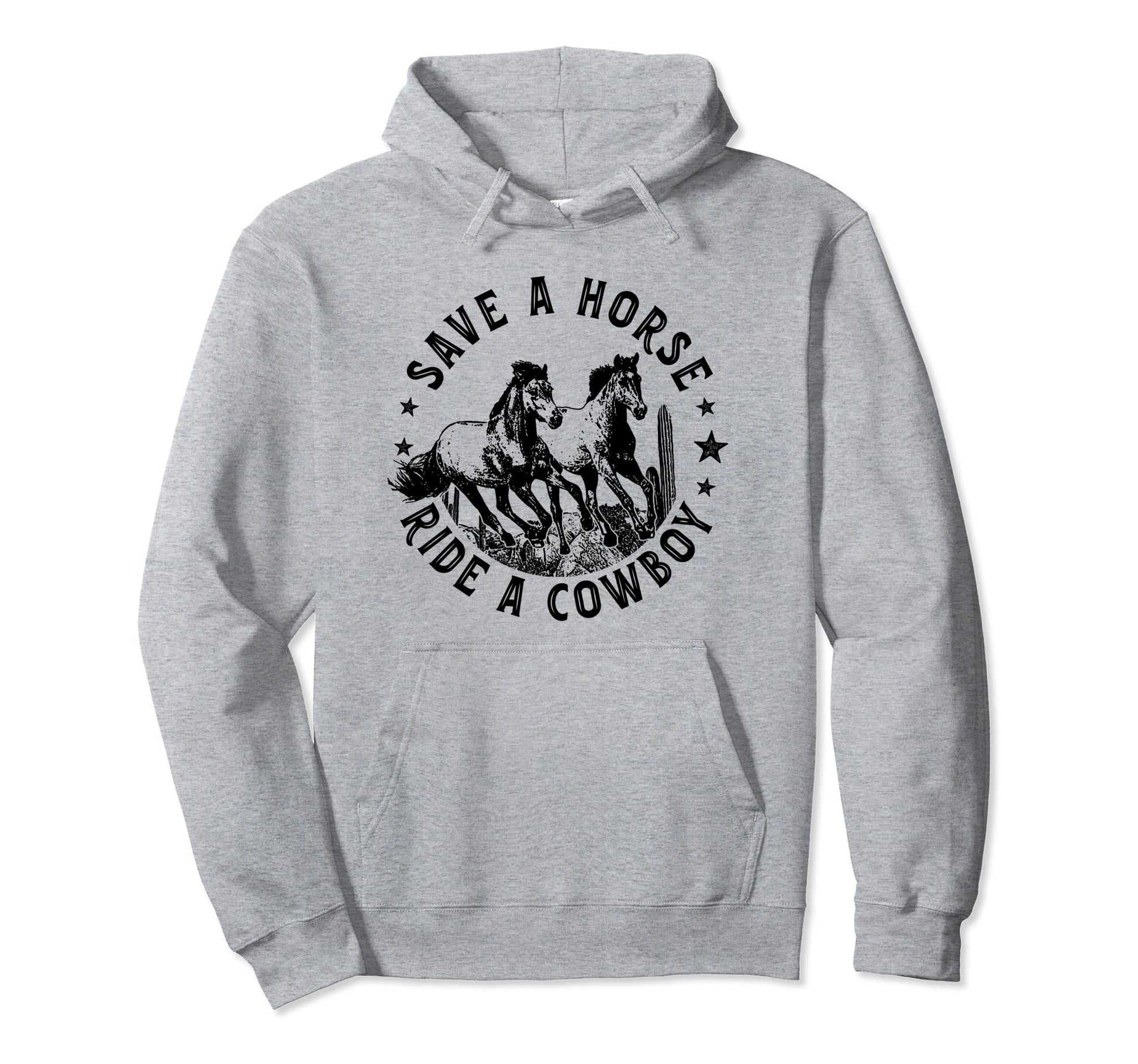 Save Horse Ride Cowboy Western Hoodie - Aesthetic Graphic for Adults - T-Shirt, Sweatshirt, Hoodie