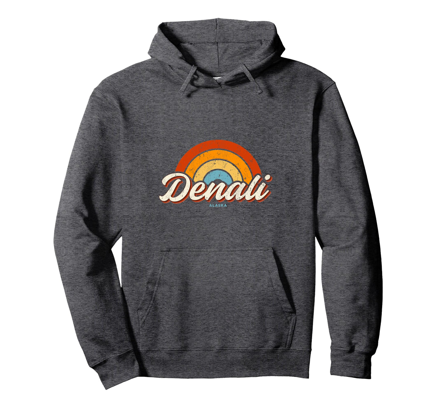 Denali Park Alaska Ak Rainbow 70S Hoodie - Streetwear Style Men Women - T-Shirt, Sweatshirt, Hoodie