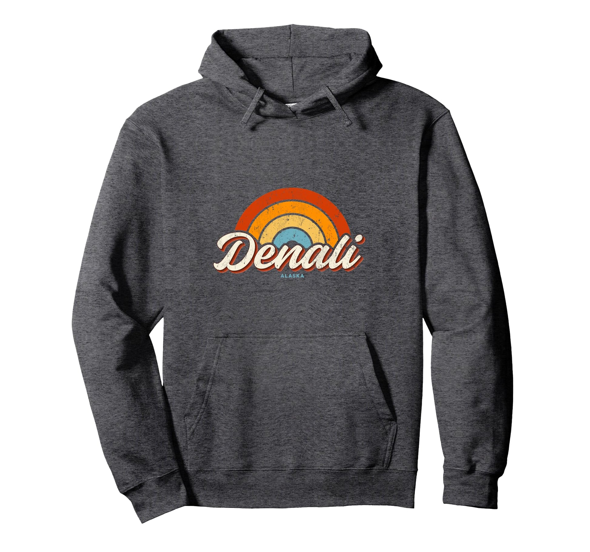 Denali Park Alaska Ak Rainbow 70S Hoodie - Streetwear Style Men Women - T-Shirt, Sweatshirt, Hoodie