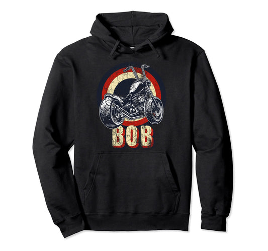 Bob Bobber Customized Chop Motorcycle Bikers Hoodie - Trendy Graphic Unisex - T-Shirt, Sweatshirt, Hoodie