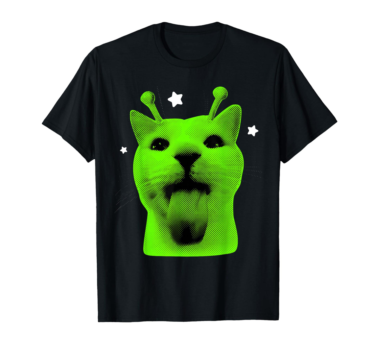Y2K Alien Cat Meme Ufo Cats Lover 90S T-Shirt - Aesthetic Graphic Unisex - T-Shirt, Sweatshirt, Hoodie