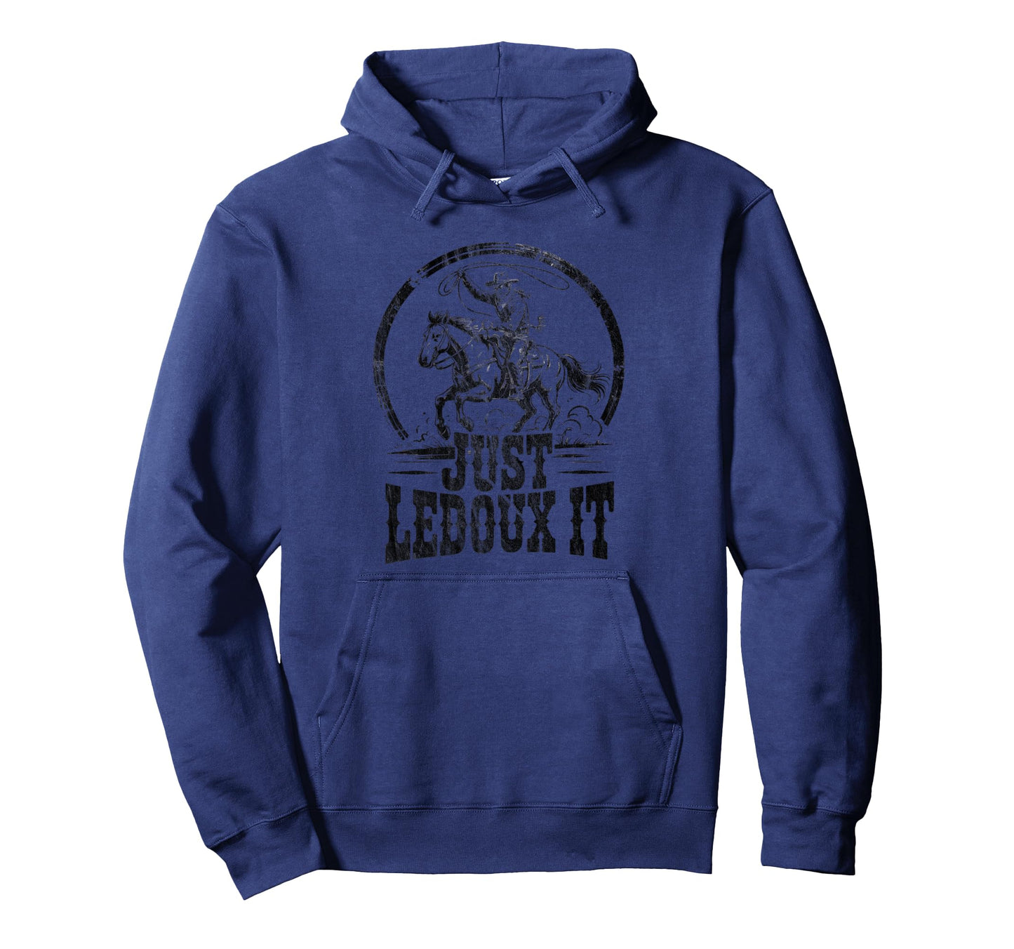Cowboy Wild West Rodeo Horse Rider Hoodie - Casual Everyday Wear Men Women - T-Shirt, Sweatshirt, Hoodie