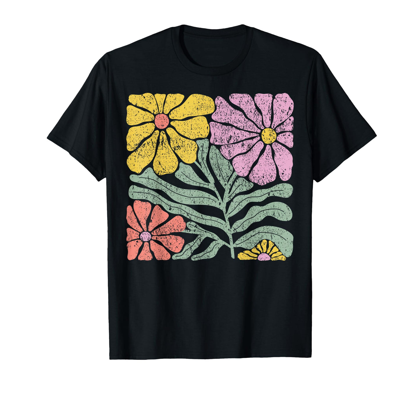 Wildflowers Boho Floral Flower T-Shirt - Aesthetic Graphic for Adults - T-Shirt, Sweatshirt, Hoodie