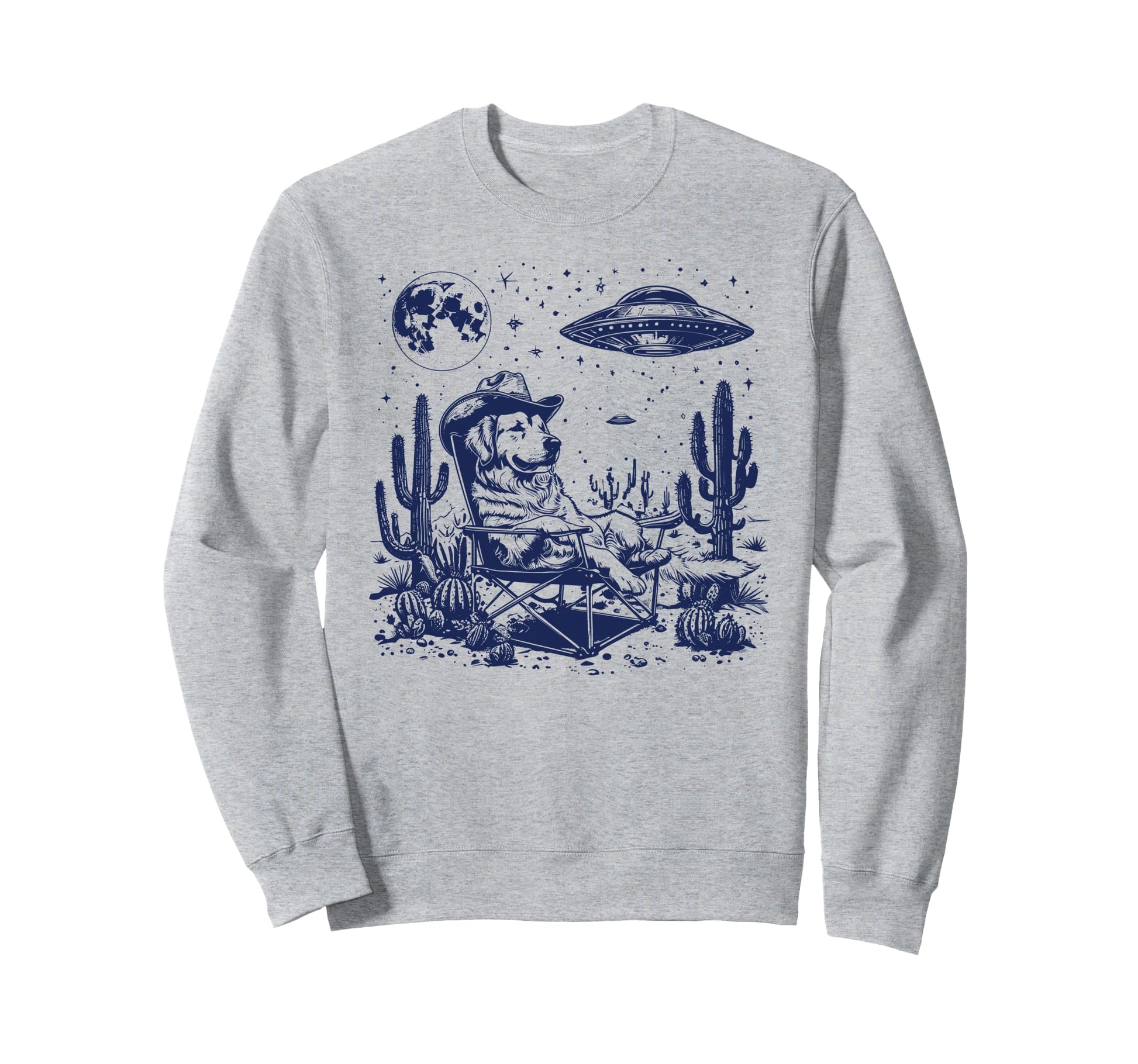 Howdy Golden Retriever Western Sweatshirt - Unique Graphic Men Women - T-Shirt, Sweatshirt, Hoodie