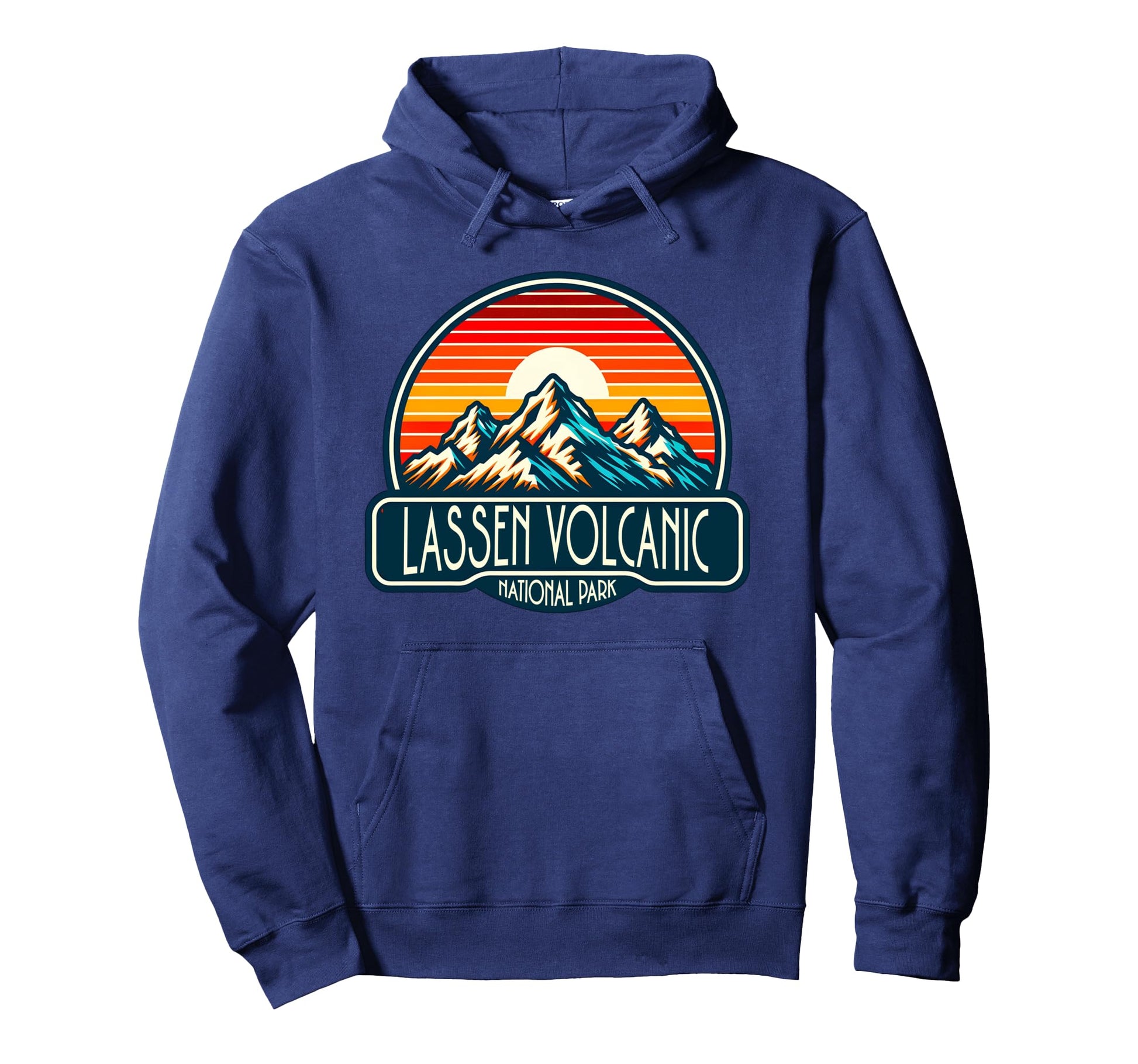 Lassen Volcanic National Park Hoodie - Minimalist Print Men Women - T-Shirt, Sweatshirt, Hoodie