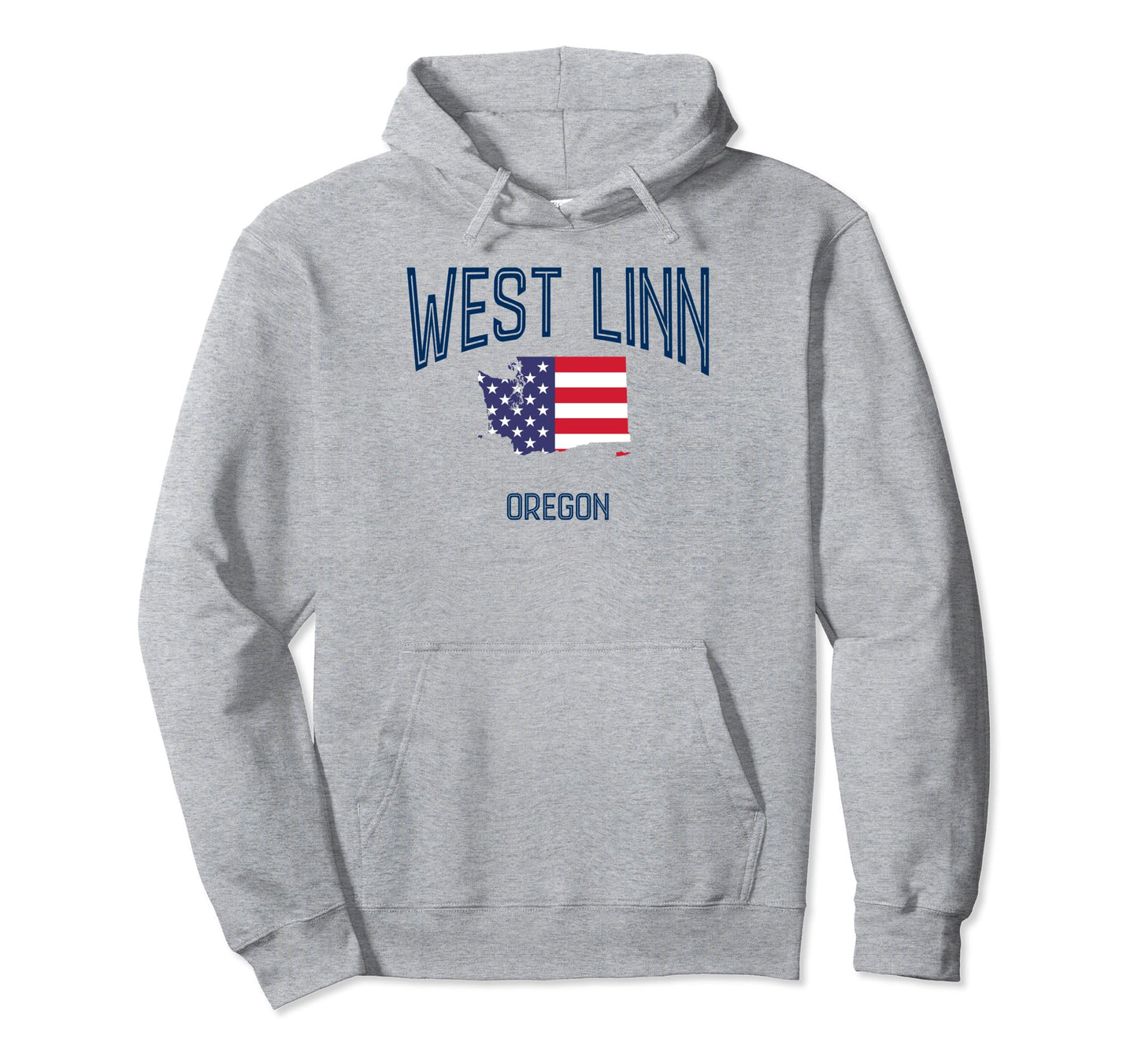 West Linn Oregon Or Athletic Usa Hoodie - Fun Novelty Design for Adults - T-Shirt, Sweatshirt, Hoodie
