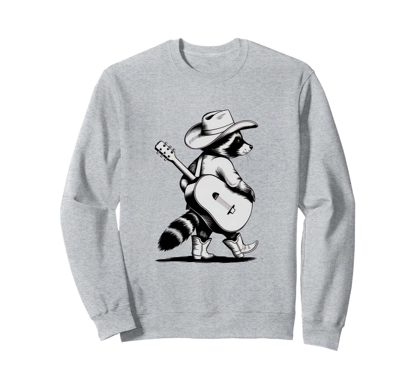 Raccoon 90S Country Music Sweatshirt - Casual Everyday Wear for Adults - T-Shirt, Sweatshirt, Hoodie