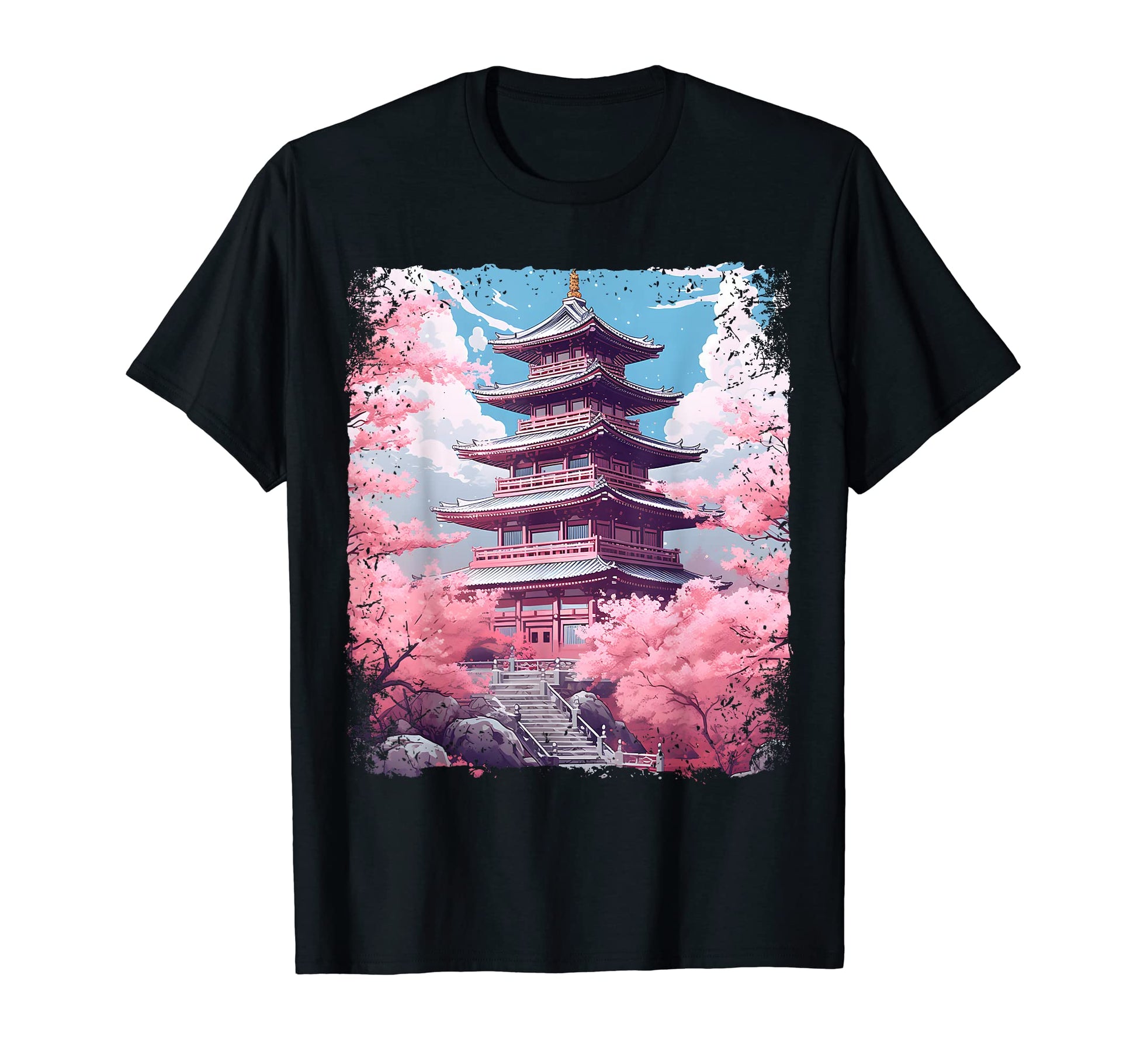 Cherry Blossom Sakura Aesthetic T-Shirt - Casual Everyday Wear for Adults - T-Shirt, Sweatshirt, Hoodie