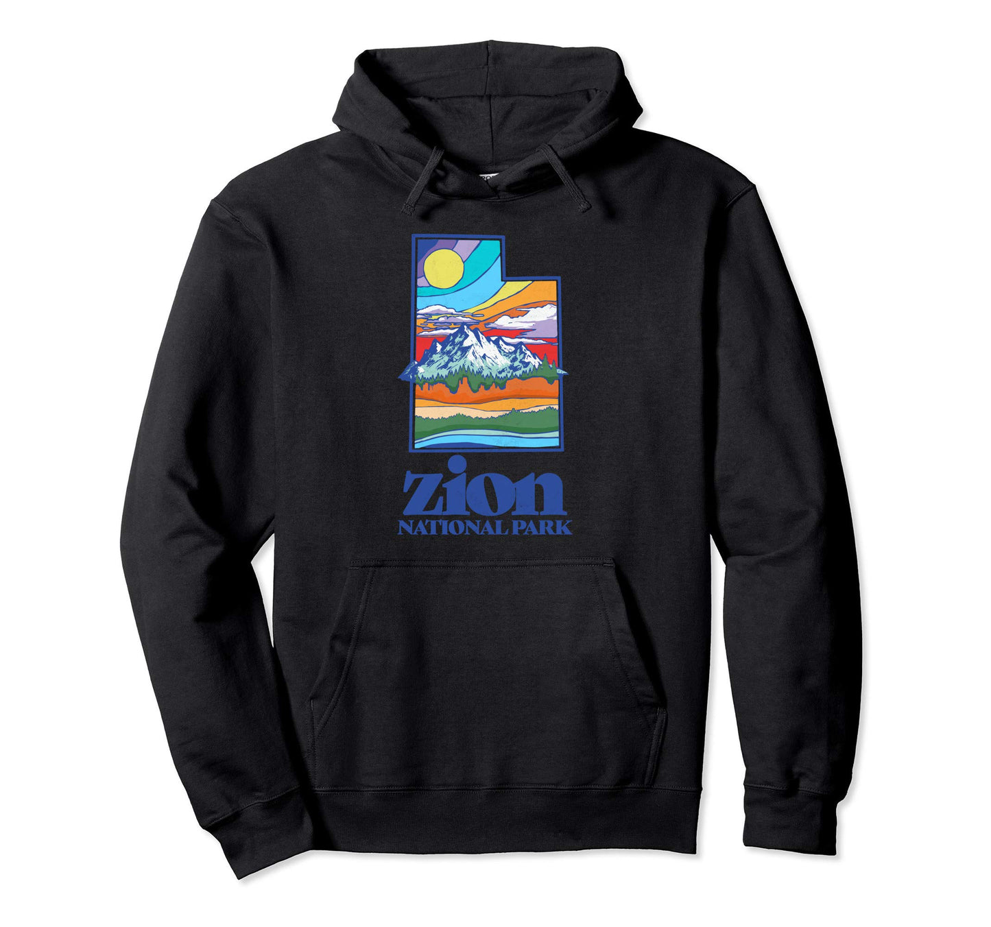 Zion National Park Utah Nature Outdoor Hoodie - Novelty Apparel Men Women - T-Shirt, Sweatshirt, Hoodie