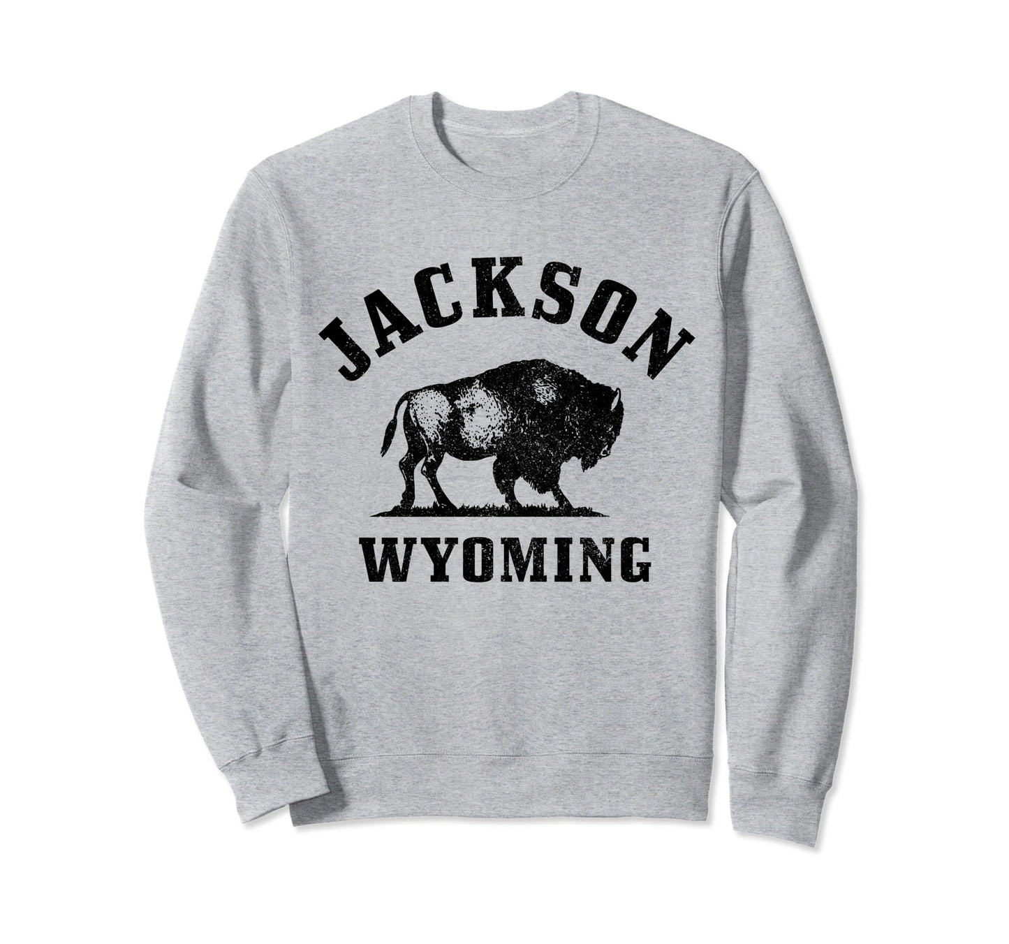 Jackson Wyoming Cowboy State Bison Sweatshirt - Unique Graphic for Adults - T-Shirt, Sweatshirt, Hoodie