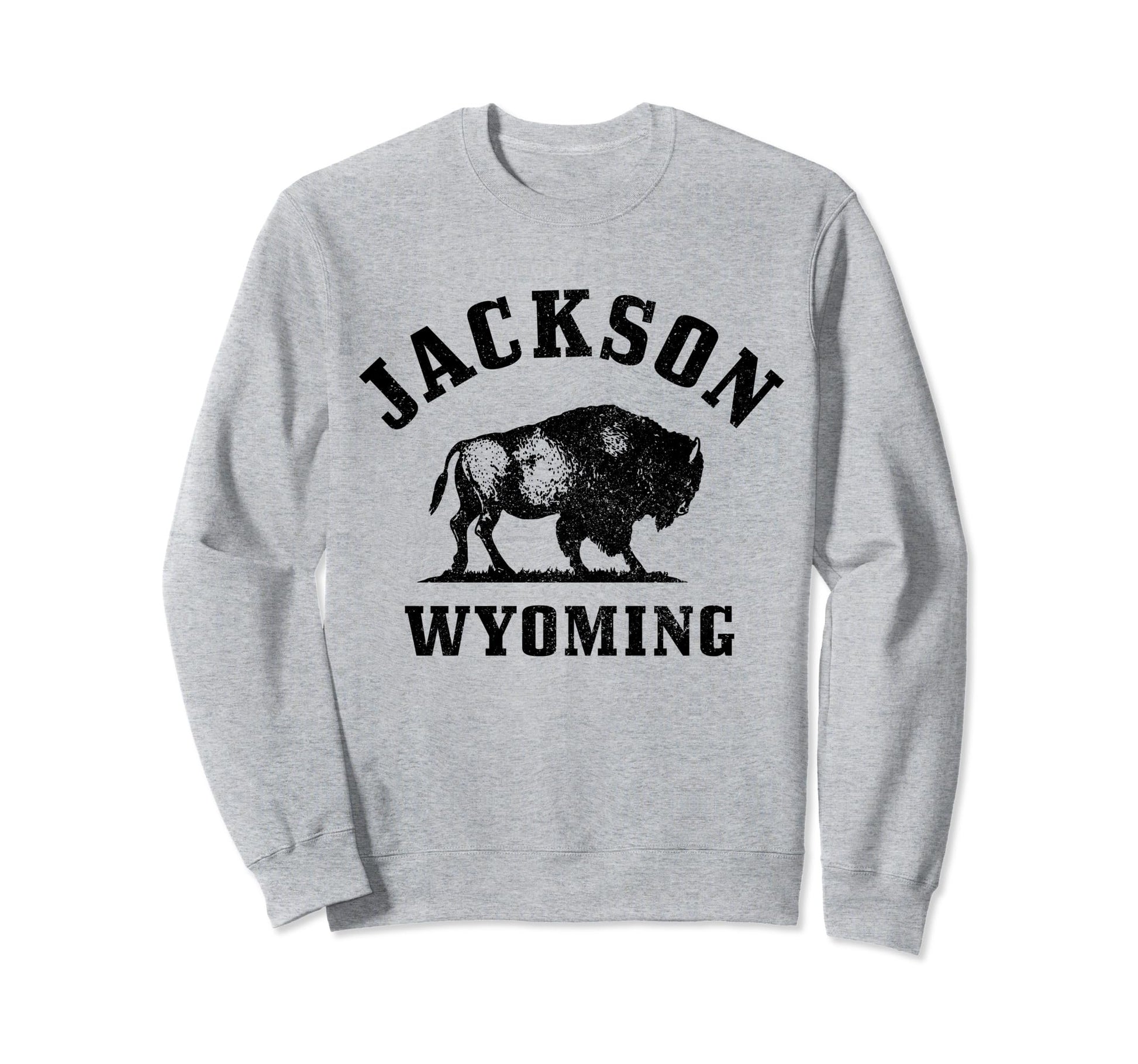 Jackson Wyoming Cowboy State Bison Sweatshirt - Unique Graphic for Adults - T-Shirt, Sweatshirt, Hoodie