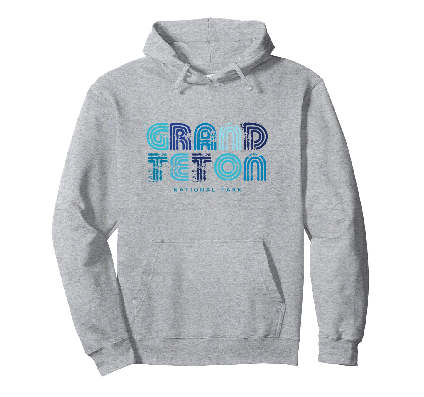 Grand Teton National Park 70S 80S Type Hoodie - Minimalist Print Men Women - T-Shirt, Sweatshirt, Hoodie