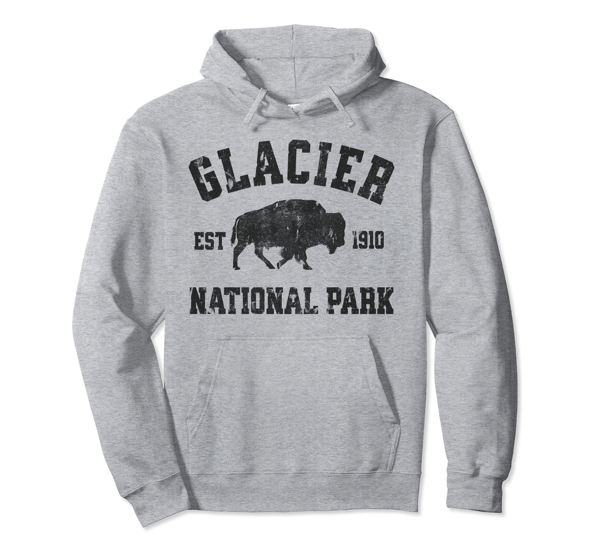 Glacier National Park Montana Nature Hike Hoodie - Custom Art Print Unisex - T-Shirt, Sweatshirt, Hoodie