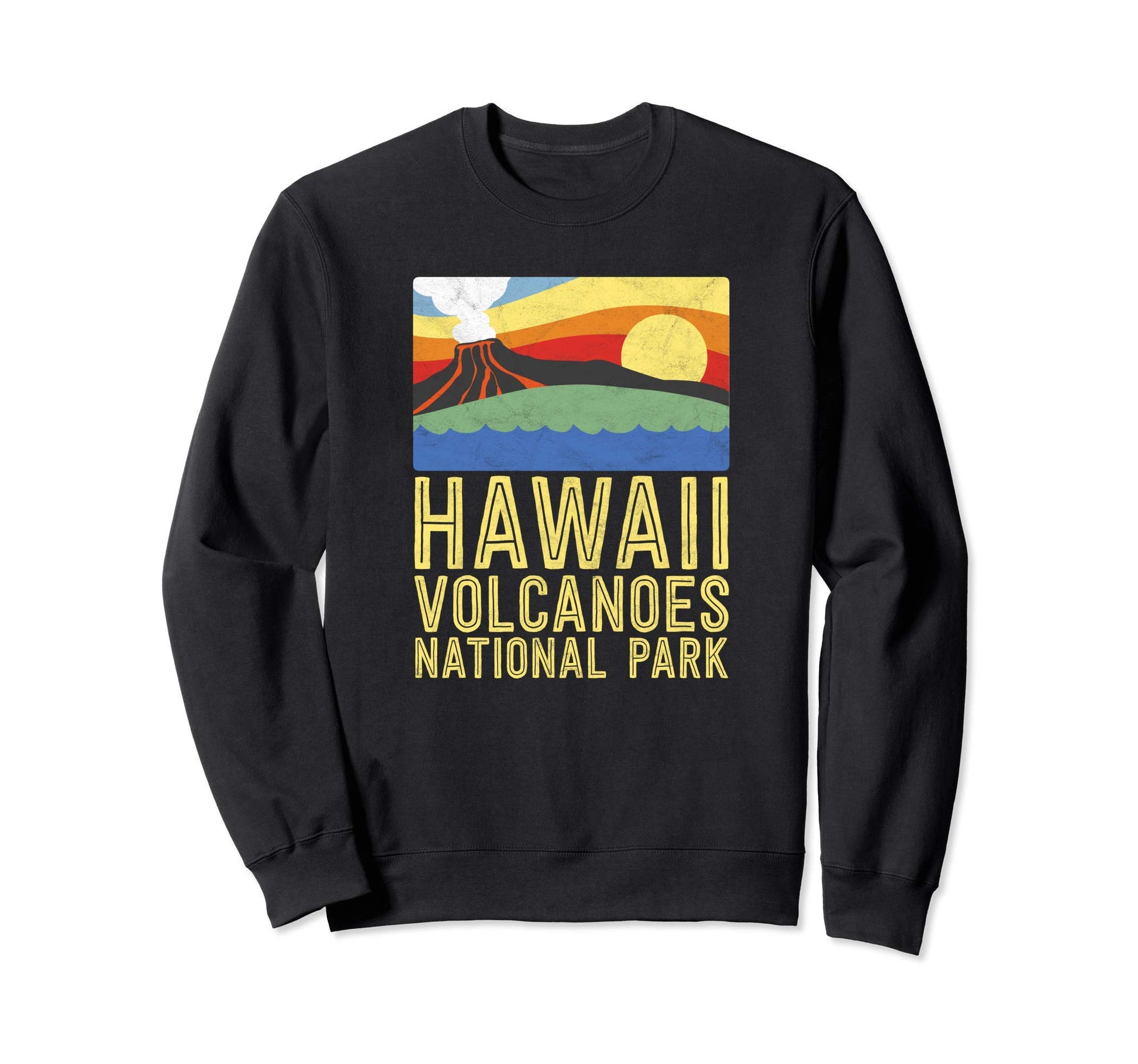 Hawaii Volcanoes National Park Sweatshirt - Trendy Graphic for Adults - T-Shirt, Sweatshirt, Hoodie
