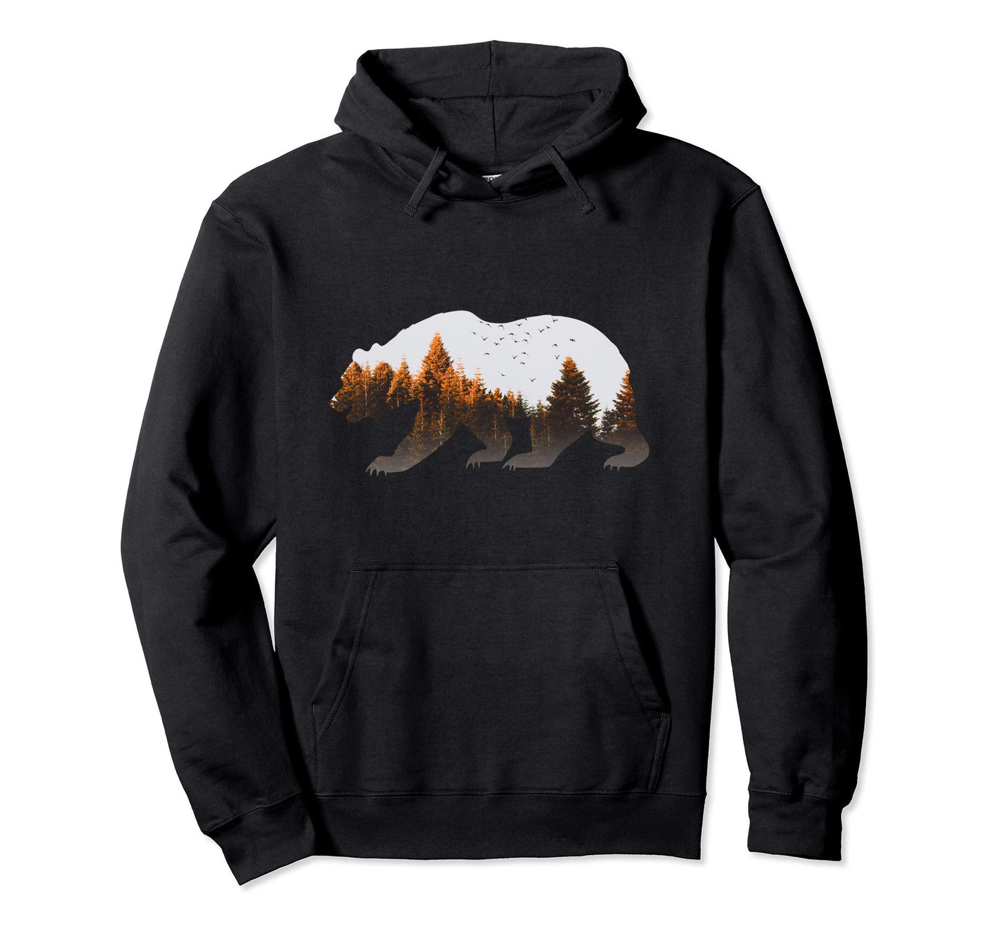 Bear National Park Bear Wildlife Mountains Hoodie - Graphic Print Unisex - T-Shirt, Sweatshirt, Hoodie